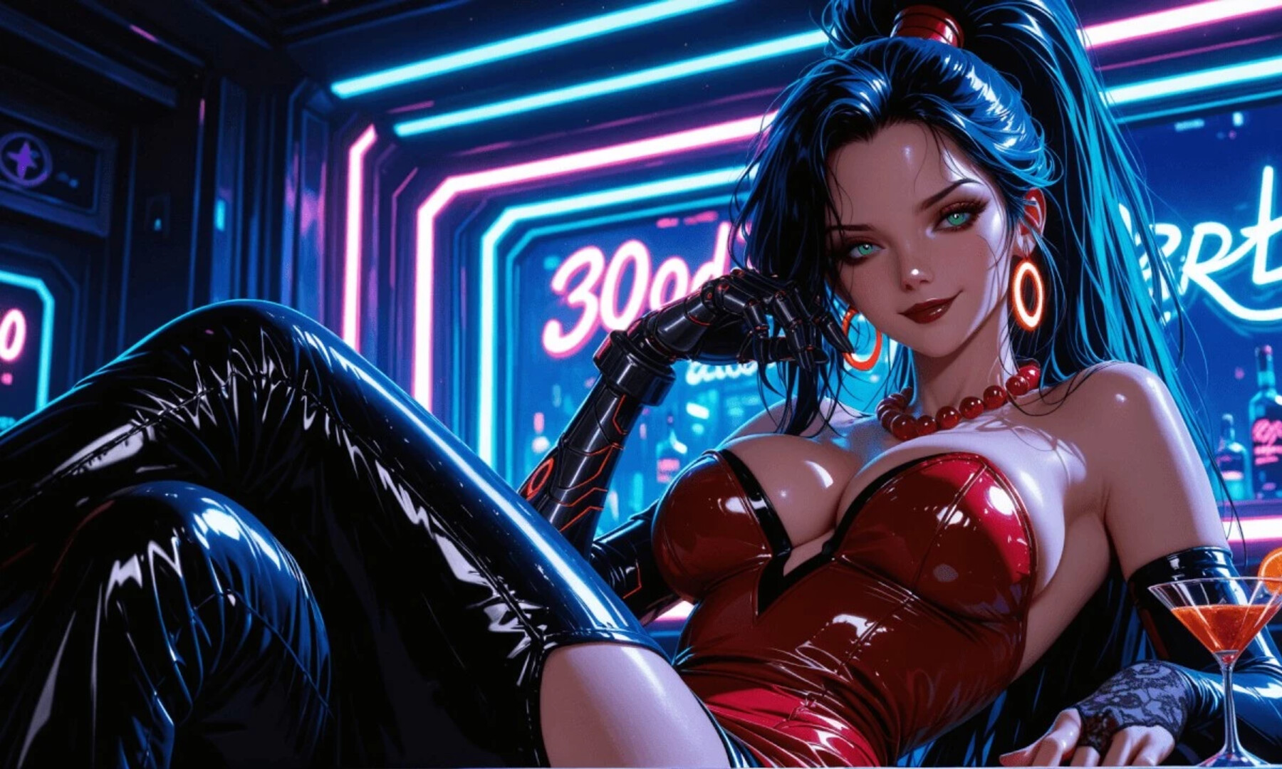 Neon Vixen’s Cyber Slam [AI] - ai - hentai