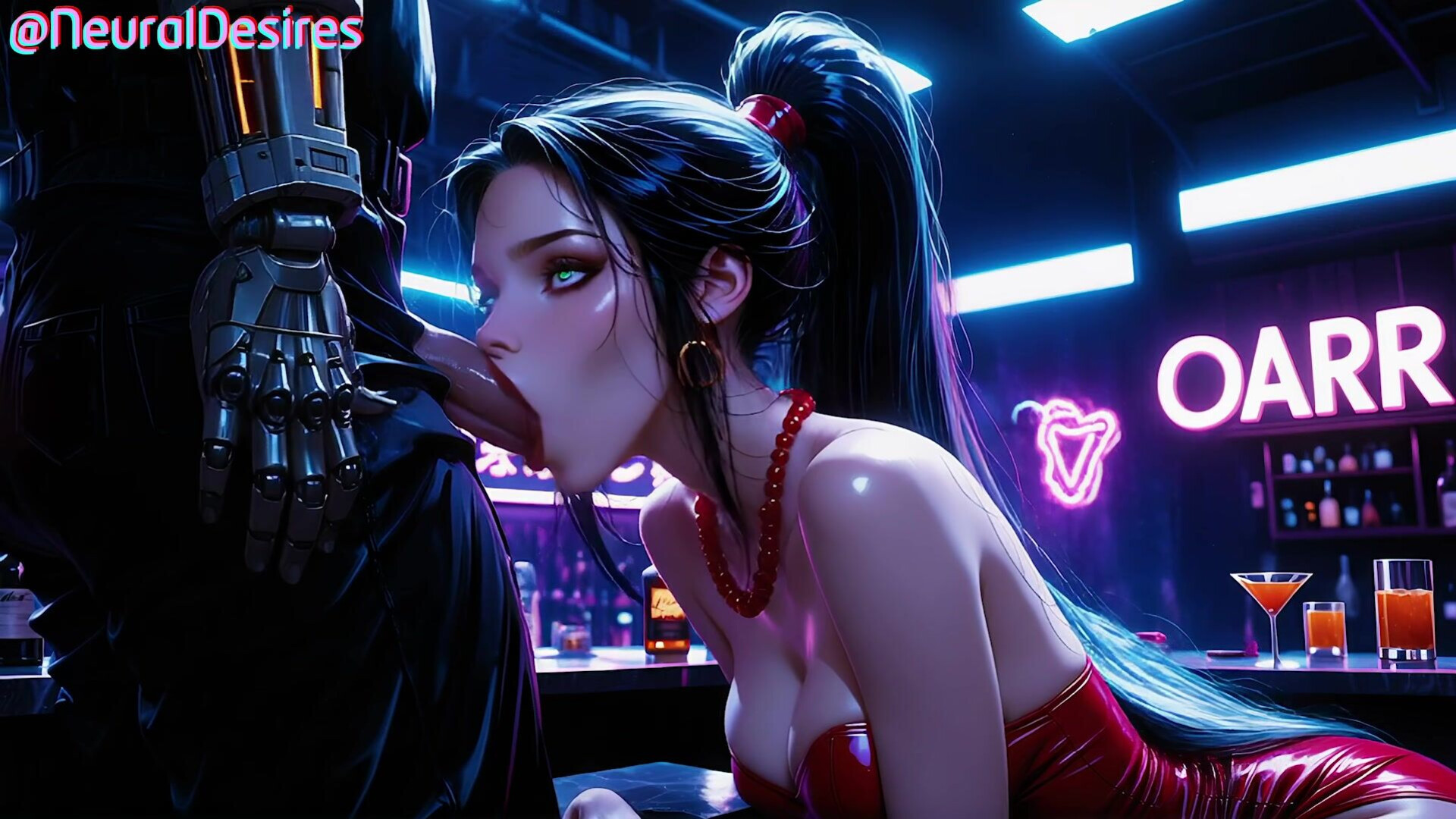 Neon Vixen’s Cyber Slam [AI] - ai - hentai