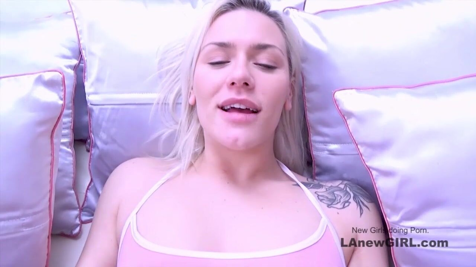 New girl gets cock for her juicy pussy after photoshoot - cum shot - sexy blonde - cock sucking - casting - blow job - deep throat - tattooed - deepthroat - rough sex - big