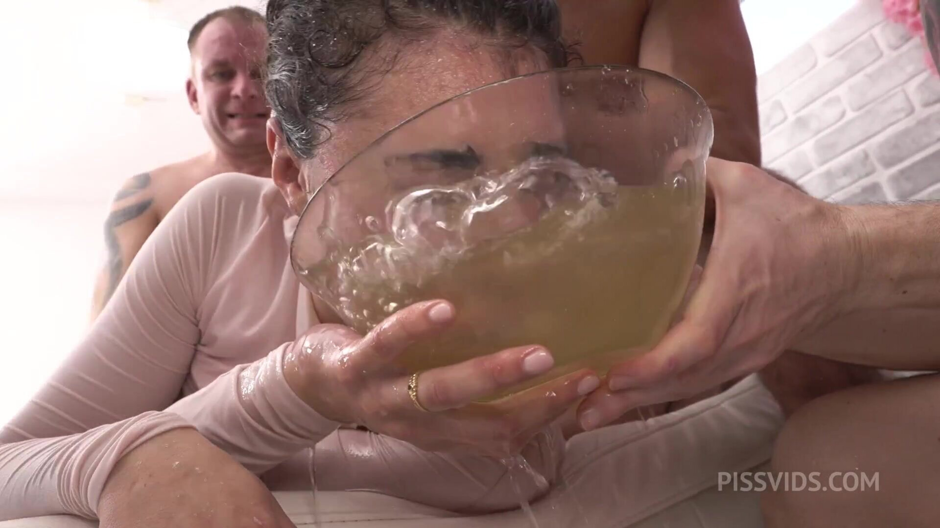 PissVids.com Lady Ana Lady Ana 100% Hell (Very Rough WET Scene) Foot In Ass - big - tits
