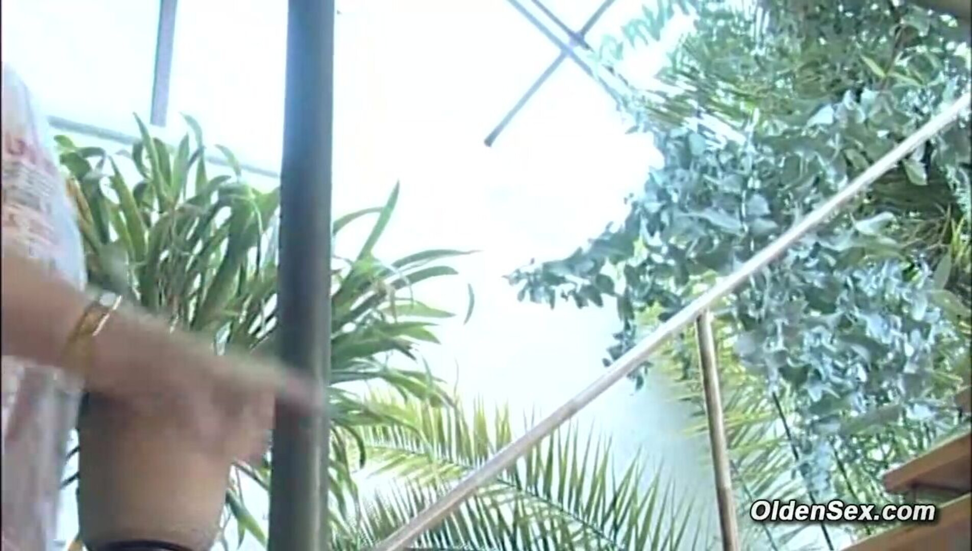 Poolside anal fuck for German granny - granny - grandma - gilf - mature - milf - old - mom - mother - cougar - older