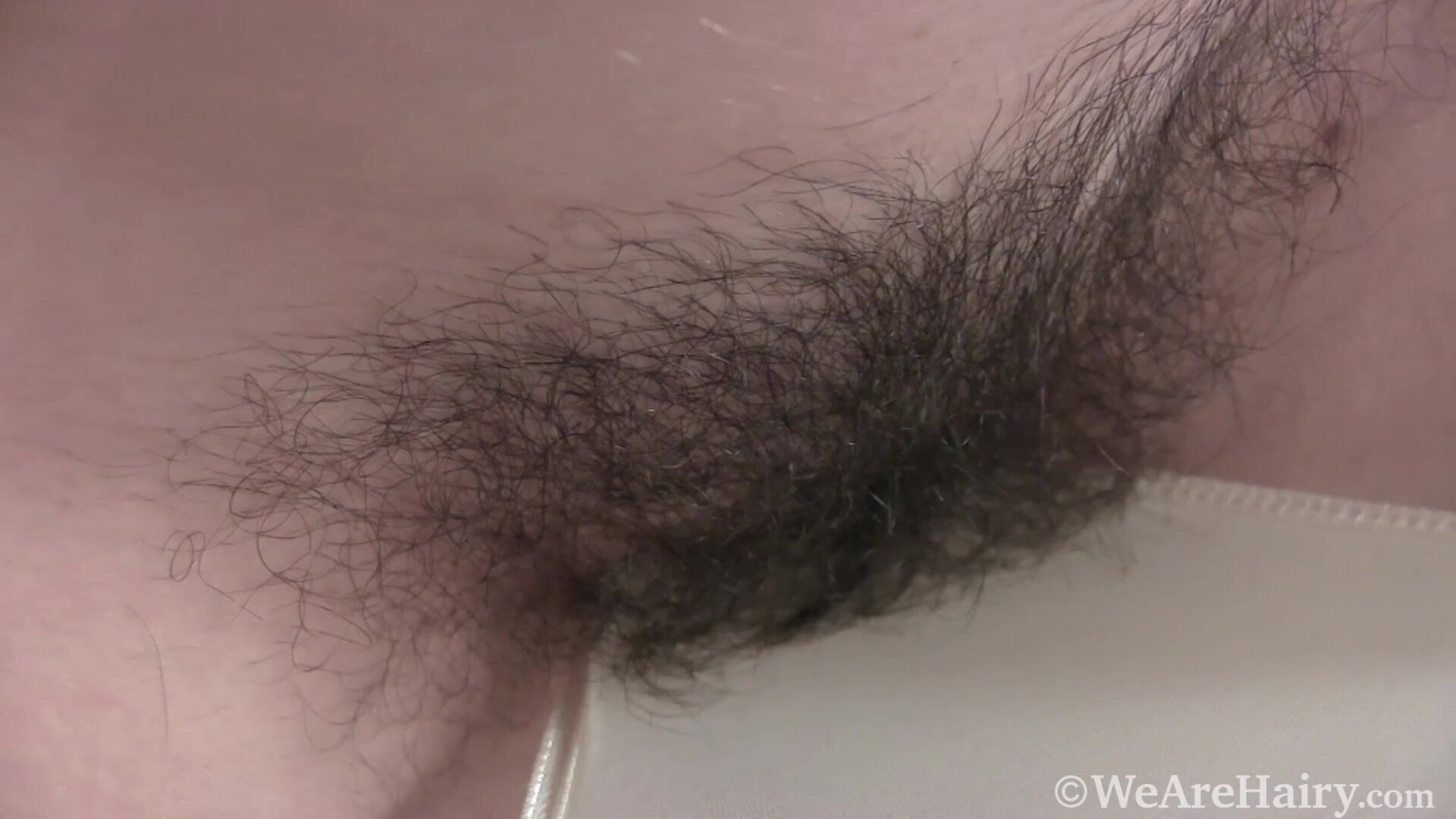 Sammi Takes Off Her Tights - hairy pussy - hairy armpits - hairy legs - curvy - solo - interview - wearehairy