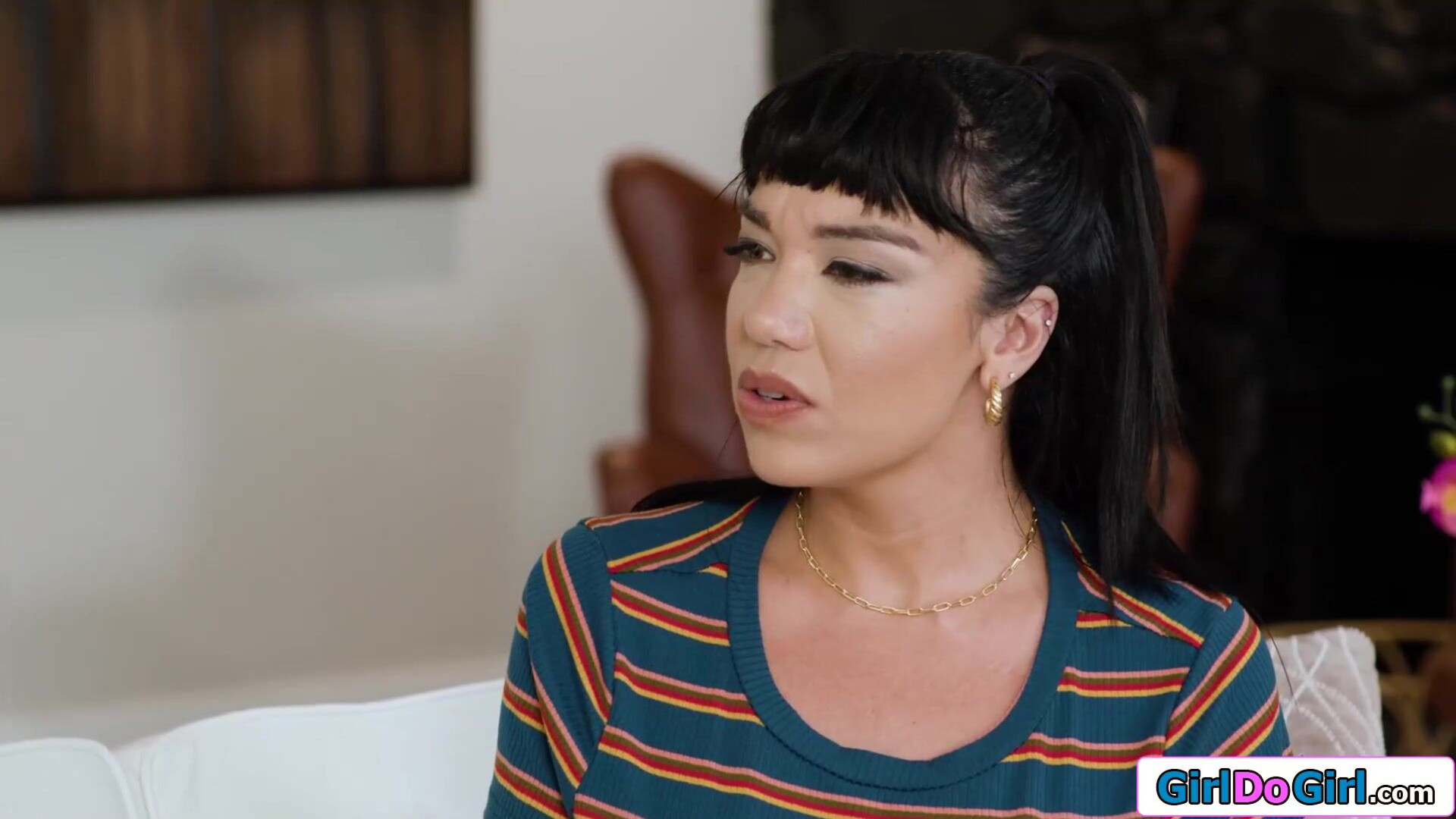 You make it up to me by licking my pussy - lesbian - big tits - milf - latin - oral - finger - petite - kiss - titsuck - brunette