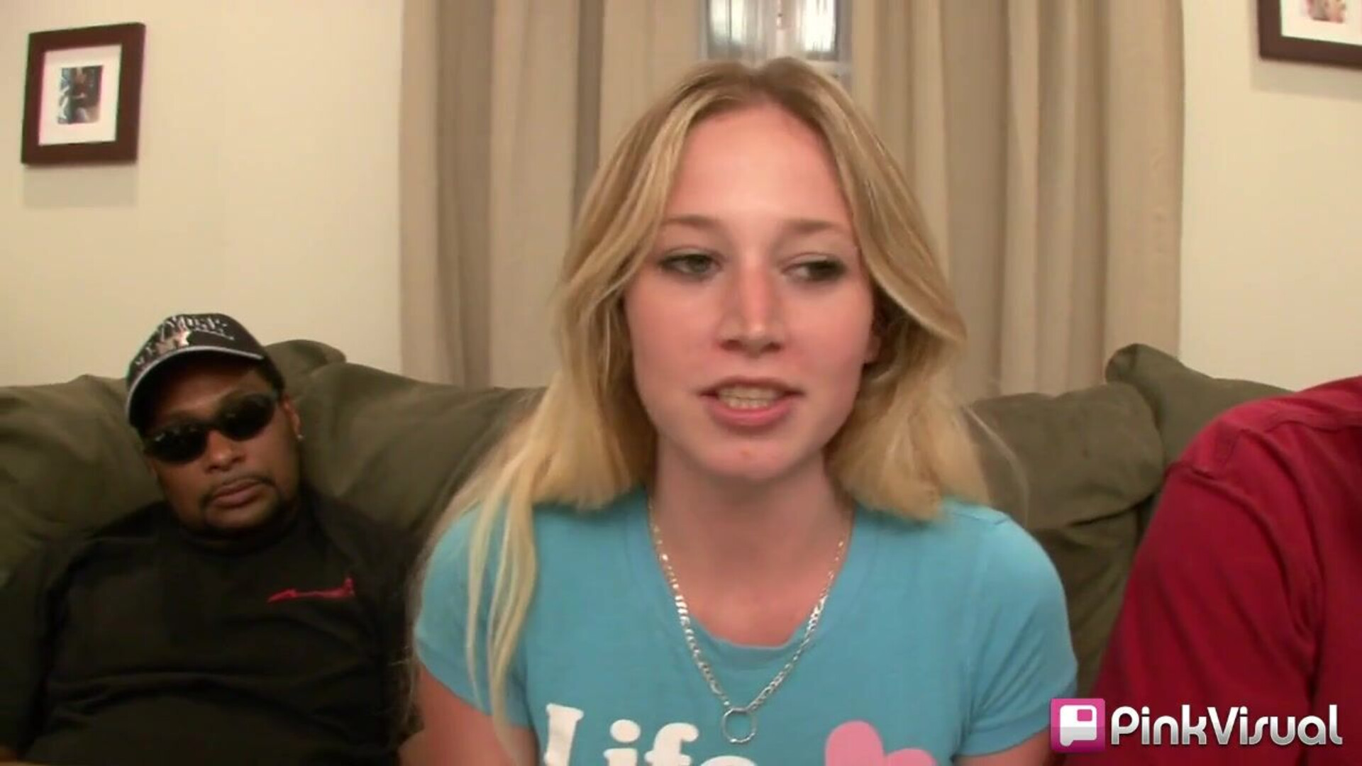 Beautiful Blonde Overwhelmed by Black Cocks - interracial - gangbang