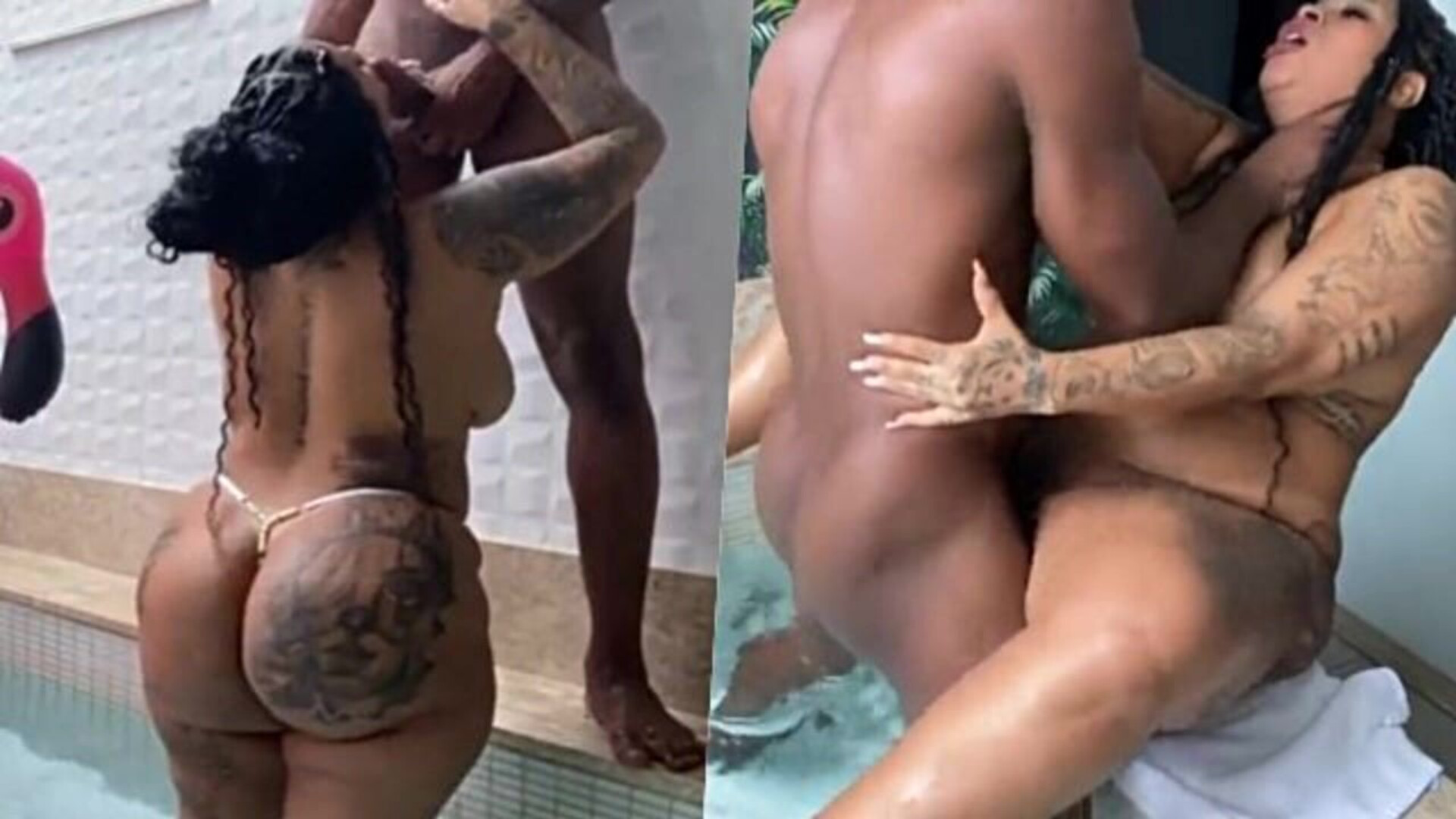 Brazilian Fat Ass - big ass - big tits - blowjob - sex - fuck