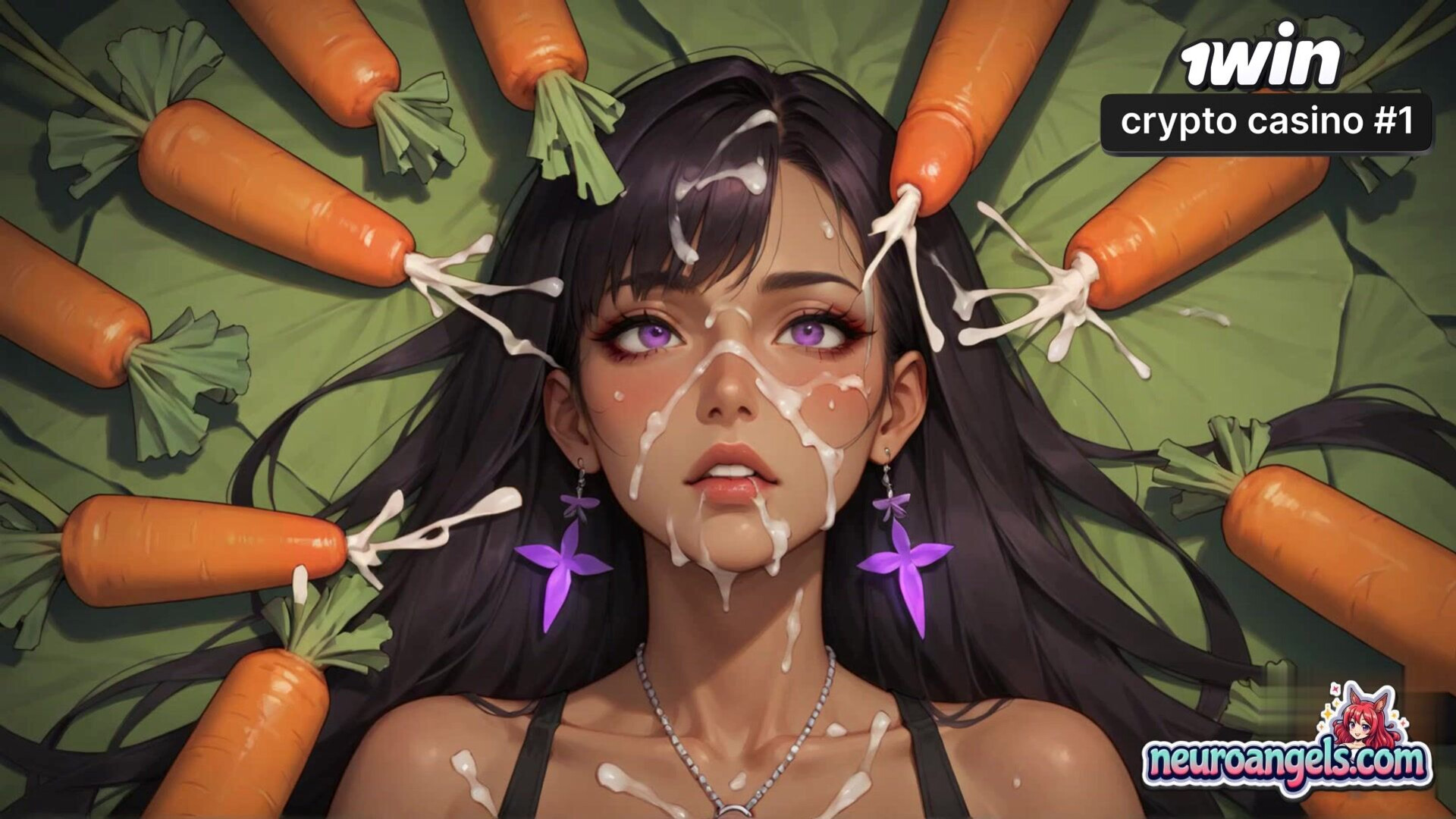 Carrot Milk Deluge Purple Haired Girl's Beachside Milk Orgy - romantic - milk - milf - purple - hair - carrot - hardcore - sensation - beachside - orgy