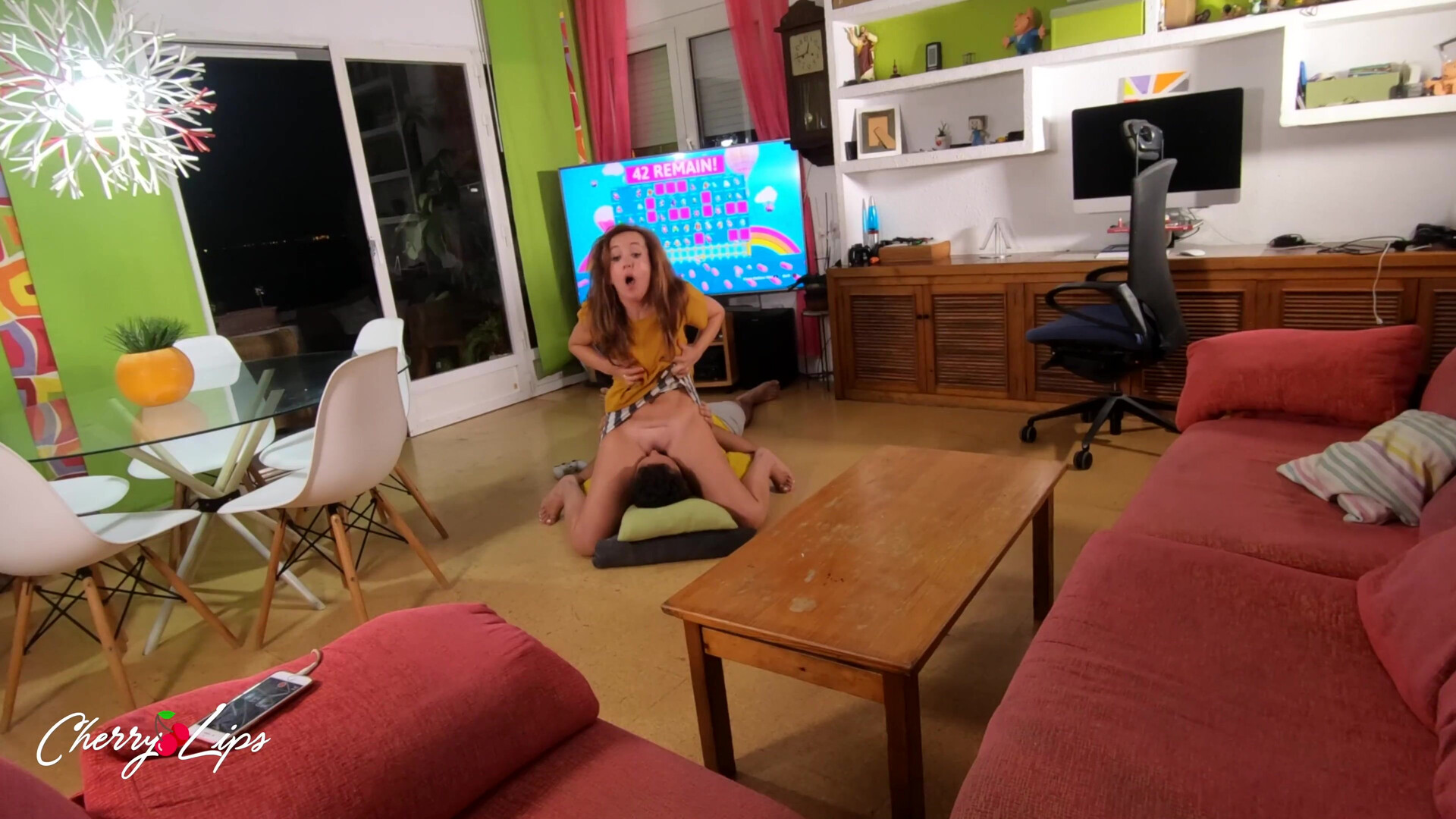 Cherry Lips My Gamer Stepsister Catches Me Filming Her Pussy While She Plays Fall G - amateur - milf - hardcore