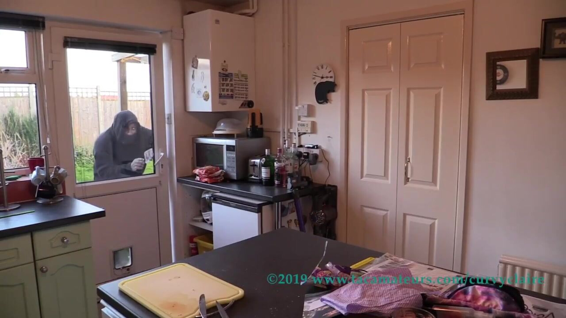 Curvy Claire Claires Masked Robber - milf - mature - big ass - blowjob