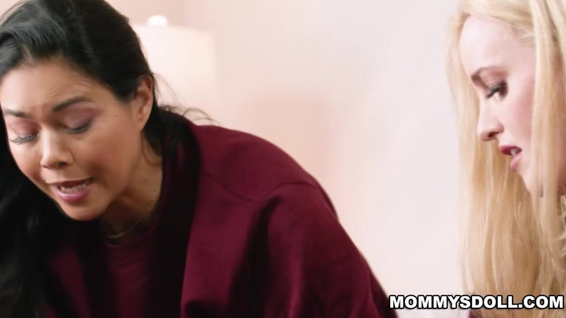 Discovering sexuality in college - mommysgirl - lesbian - girlongirl - orgasm - pussylicking - blonde - brunette - big tits - threesome - natural tits