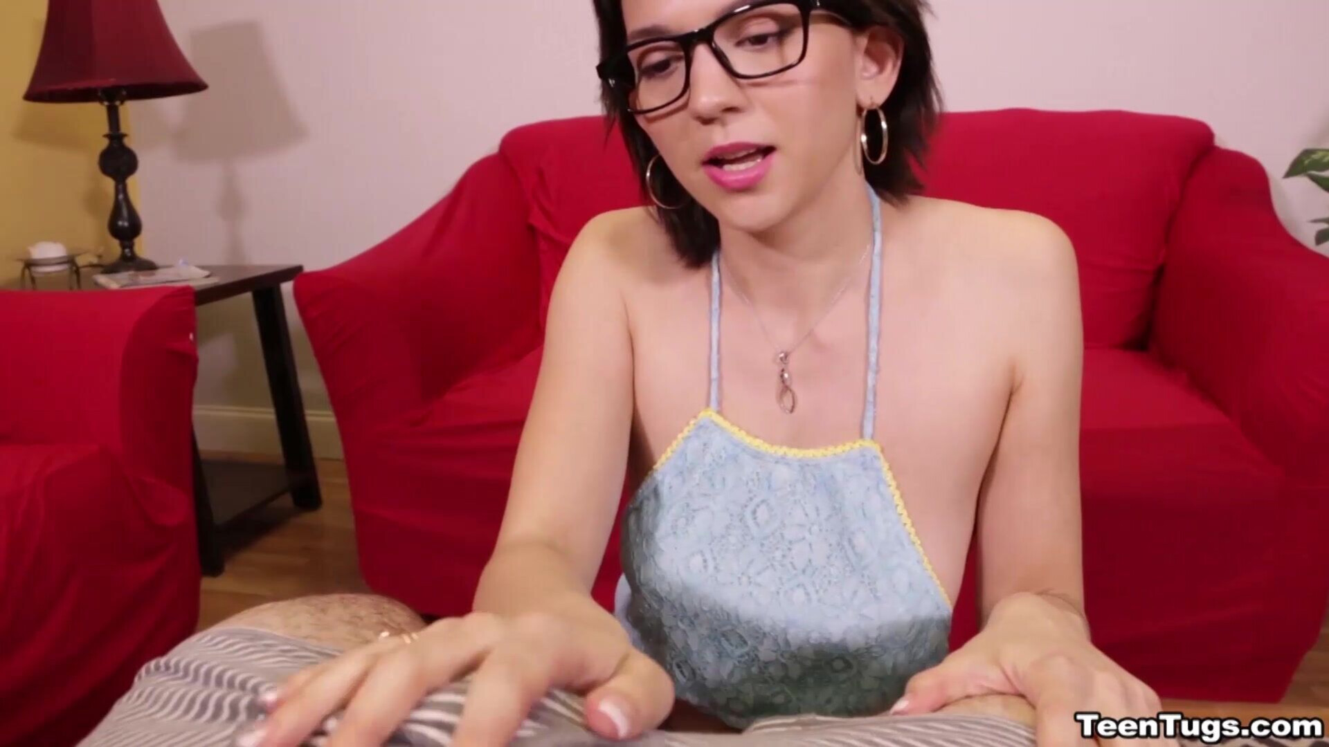 EDGING an Older Man A POV Handjob with teen Riley Jean - older - younger - riley jean - teentugs - handjob - edging - pov - jerking - cunshot - big dick