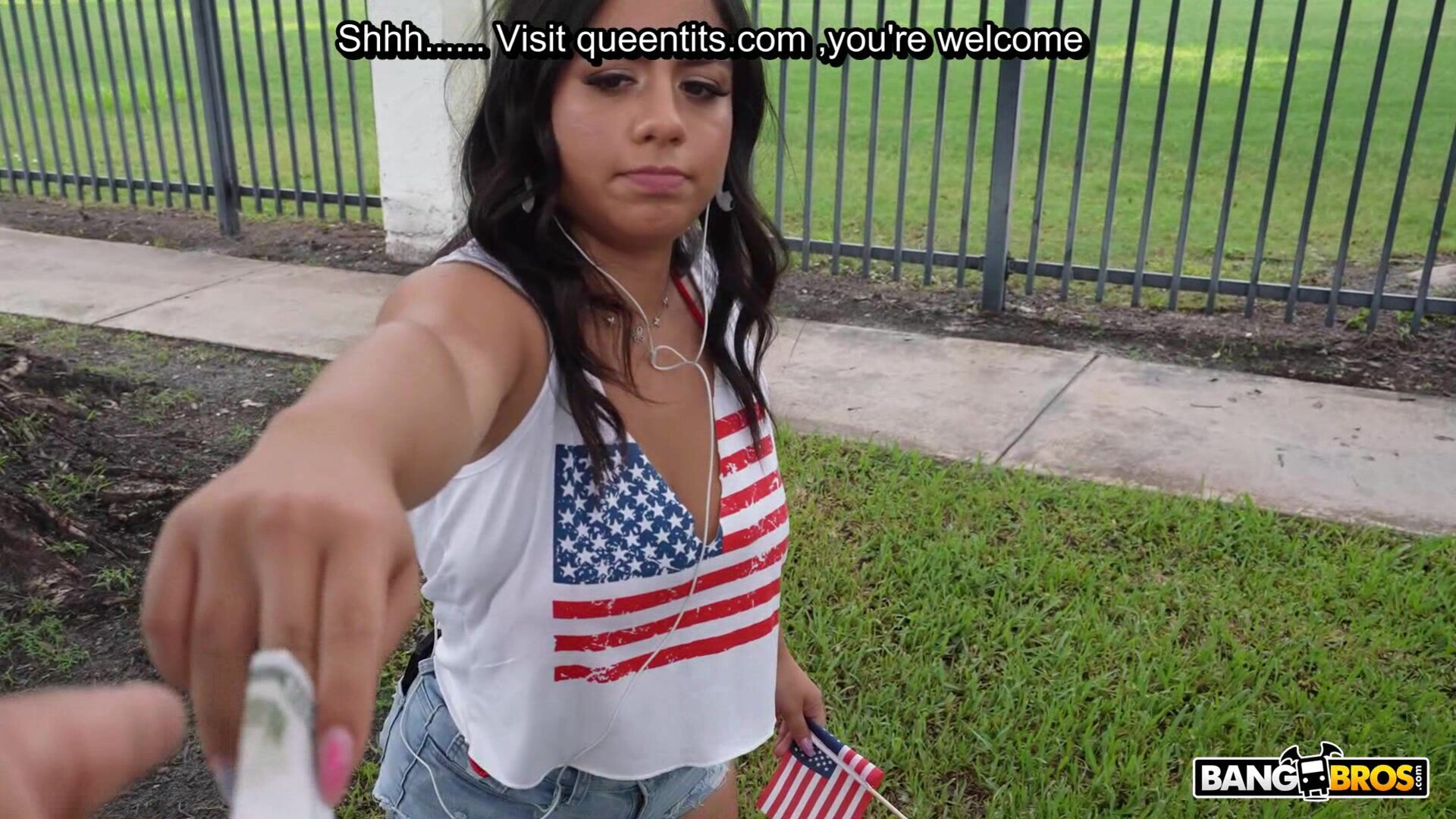 Hot Girl Loves America - teen - amateur - casting - big tits - big boobs - cumshot - facial