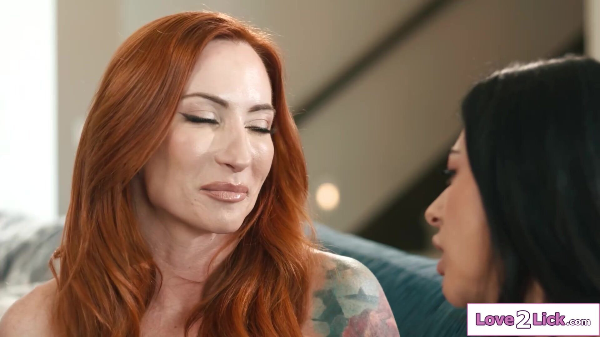 I am getting kissed by my stepdaughter - lesbian - stepmom - stepdaughter - old and young - asslick - 69 - big tits - oral - petite - masturbation