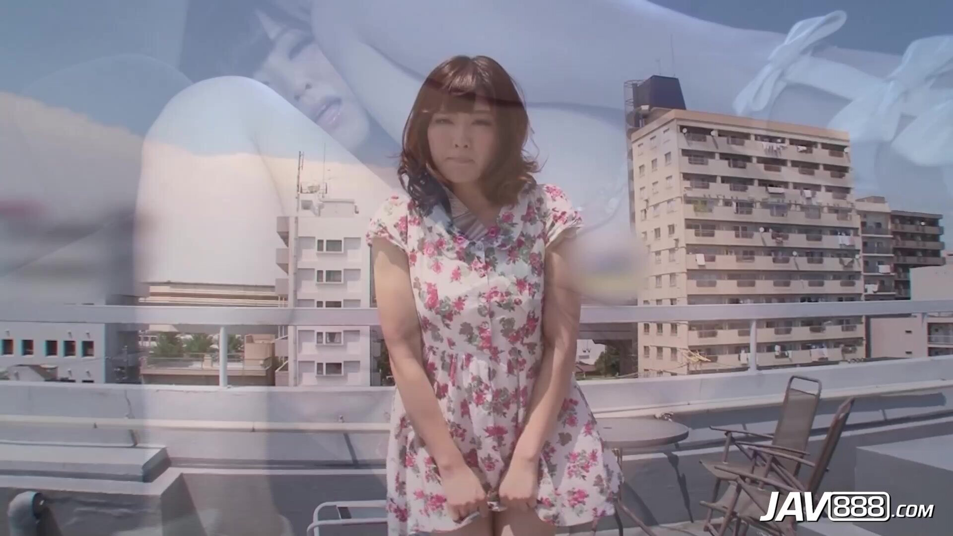 JAV888 Tomoka Sakurai gets fucked rooftop - jav888 - jav 888 - jav - japanese - uncensored - outdoors - hardcore - blowjob - deepthroat - toy