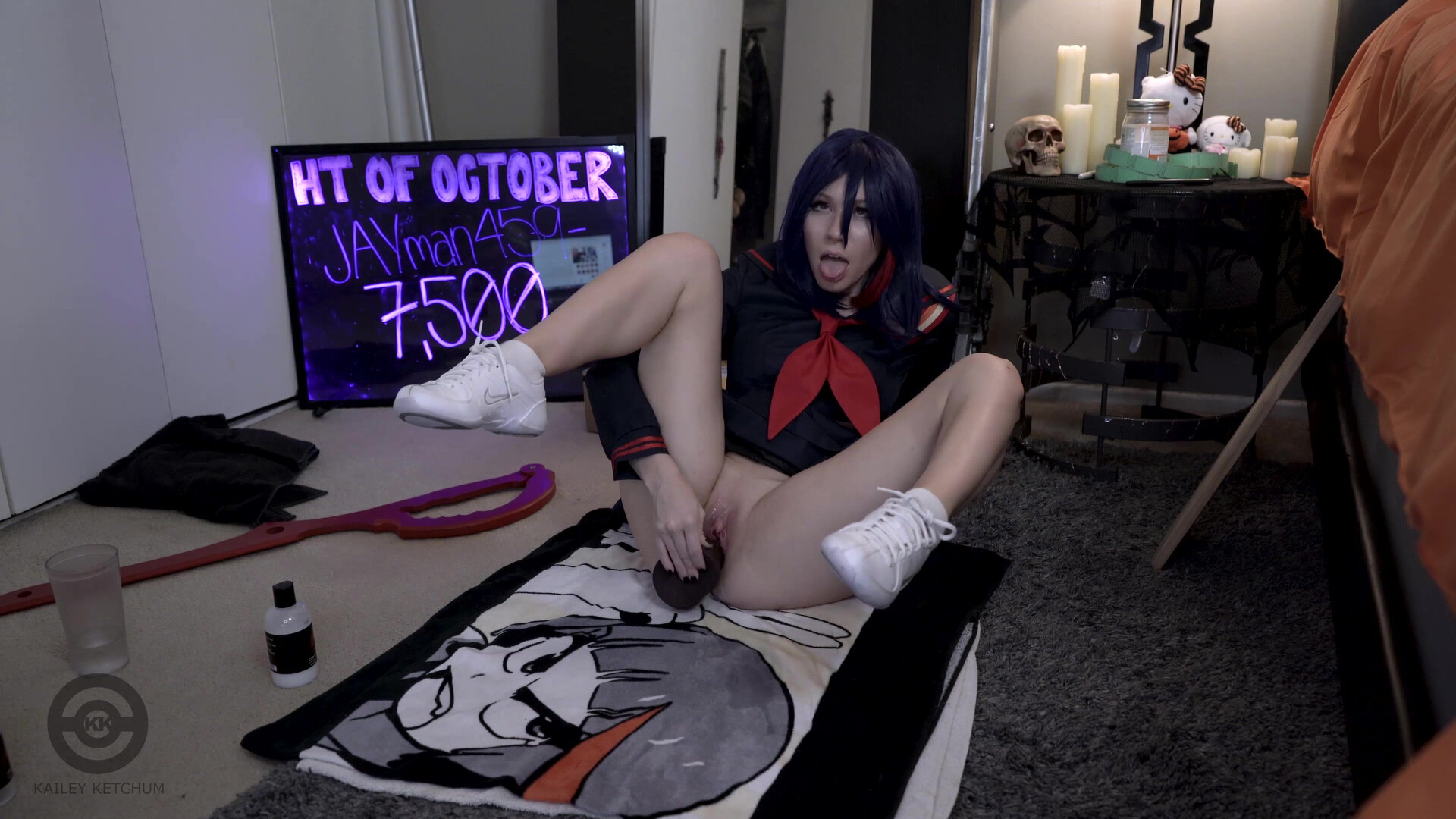 Kailey Ketchum Mv Live Ryuko Matoi Vs Demon Dick Again - solo - small tits - amateur
