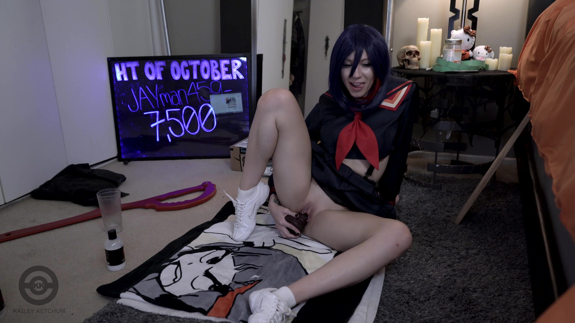 Kailey Ketchum Mv Live Ryuko Matoi Vs Demon Dick Again - solo - small tits - amateur