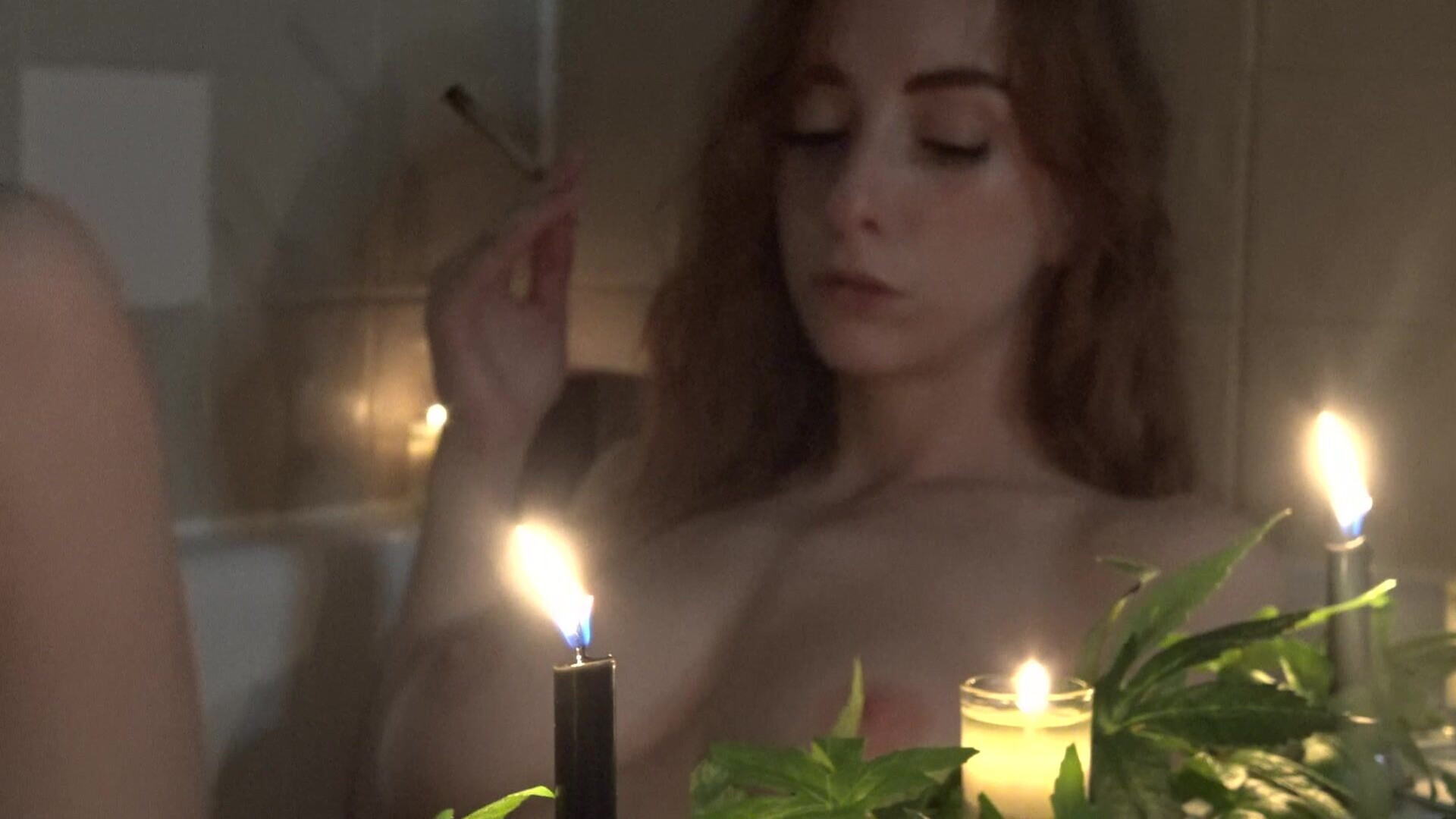 Lil Purrmaid 420 Bath Cum - masturbation - big tits