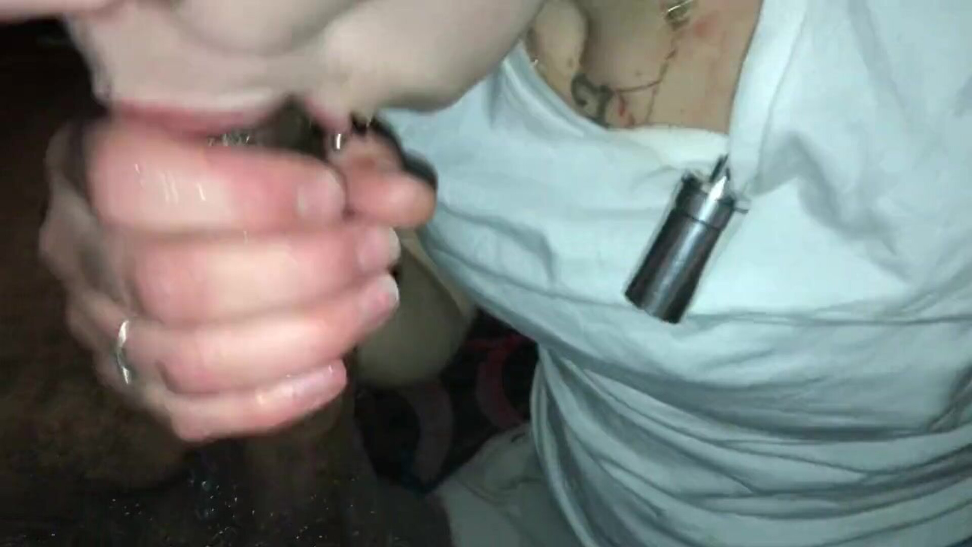 Real Homemade Interracial Blowjob 54 - interracial - hardcore - handjob