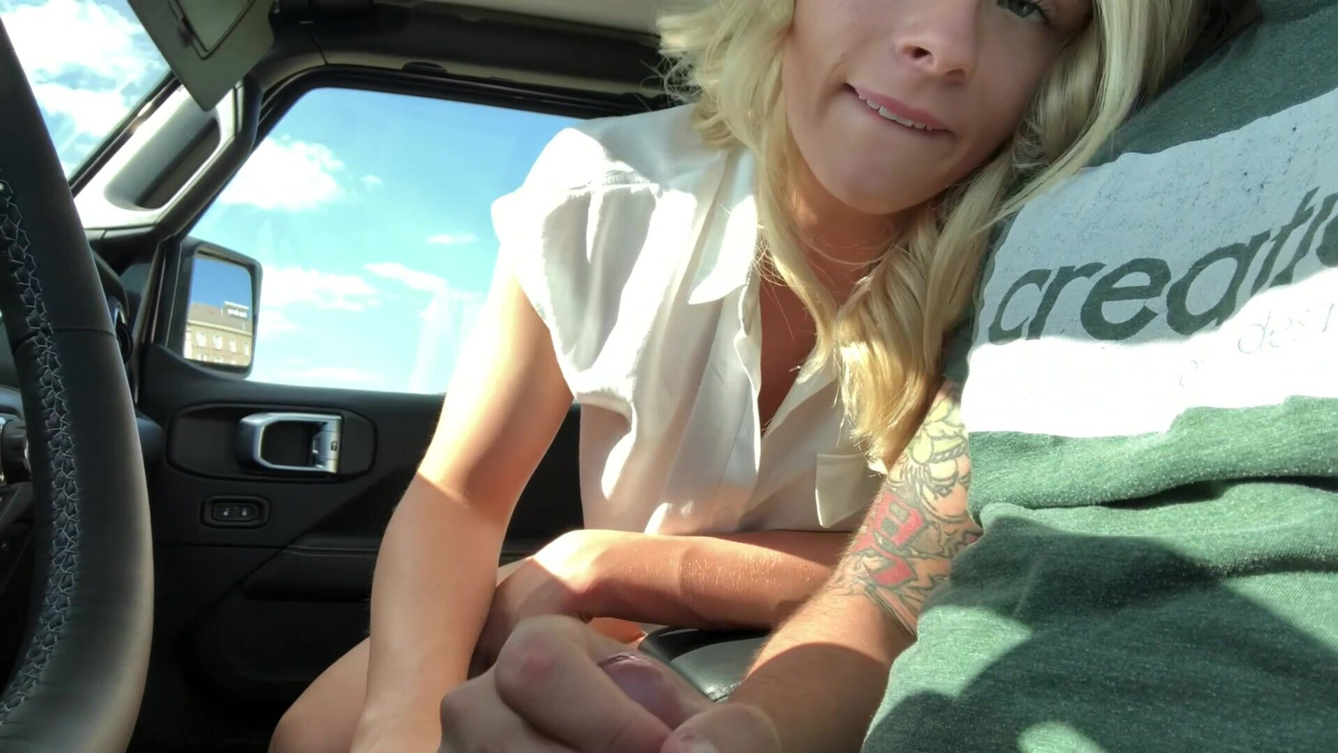 Road Head - masturbation - big tits