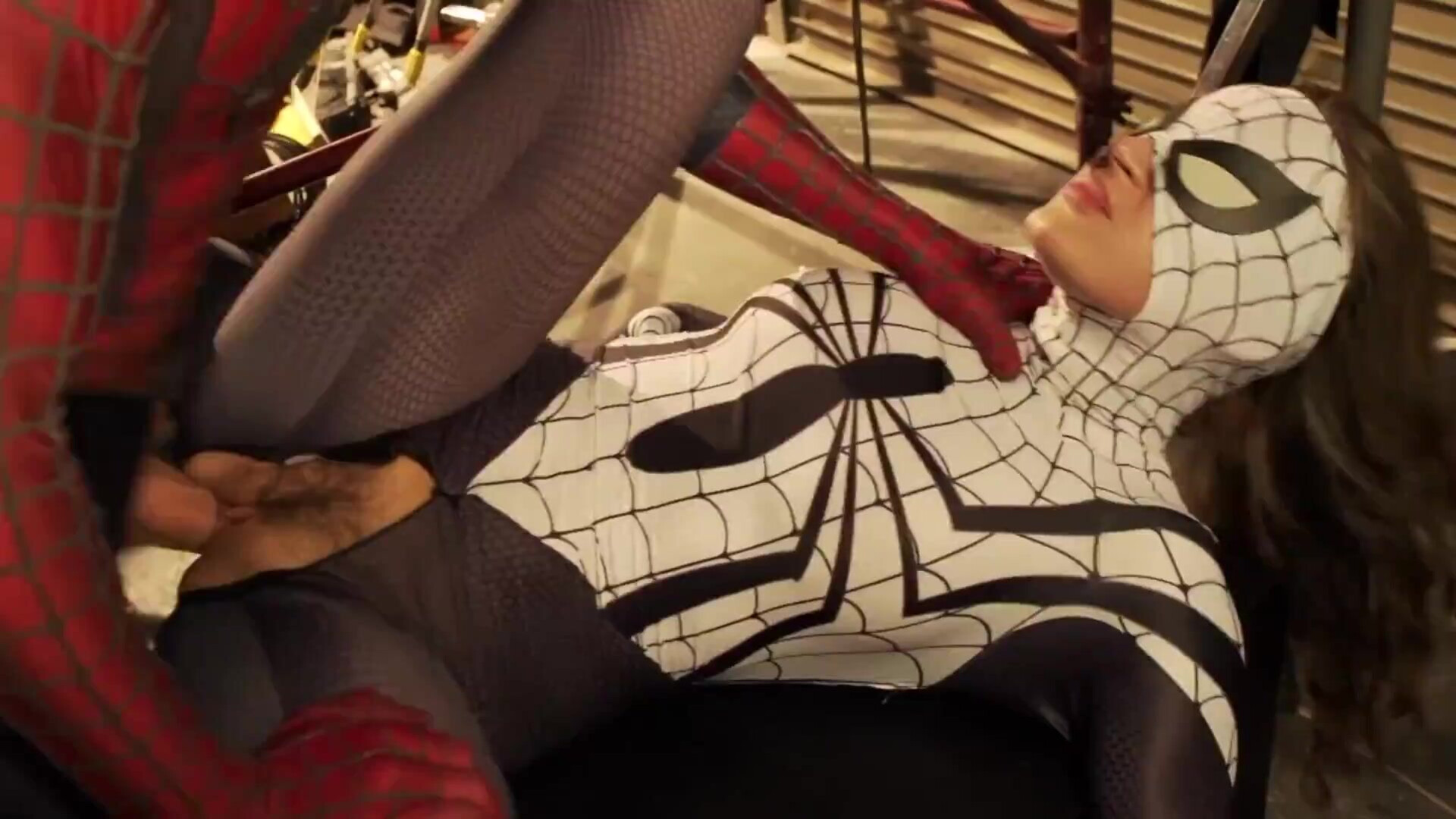SPIDEY POUNDS ARACHNE - parody - cosplay - blowjob - sex - pussyfucking - superheroes - spiderman