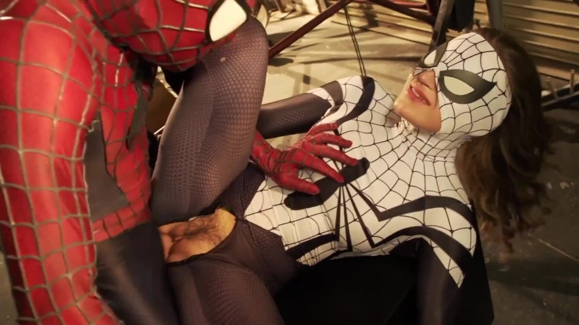 SPIDEY POUNDS ARACHNE - parody - cosplay - blowjob - sex - pussyfucking - superheroes - spiderman