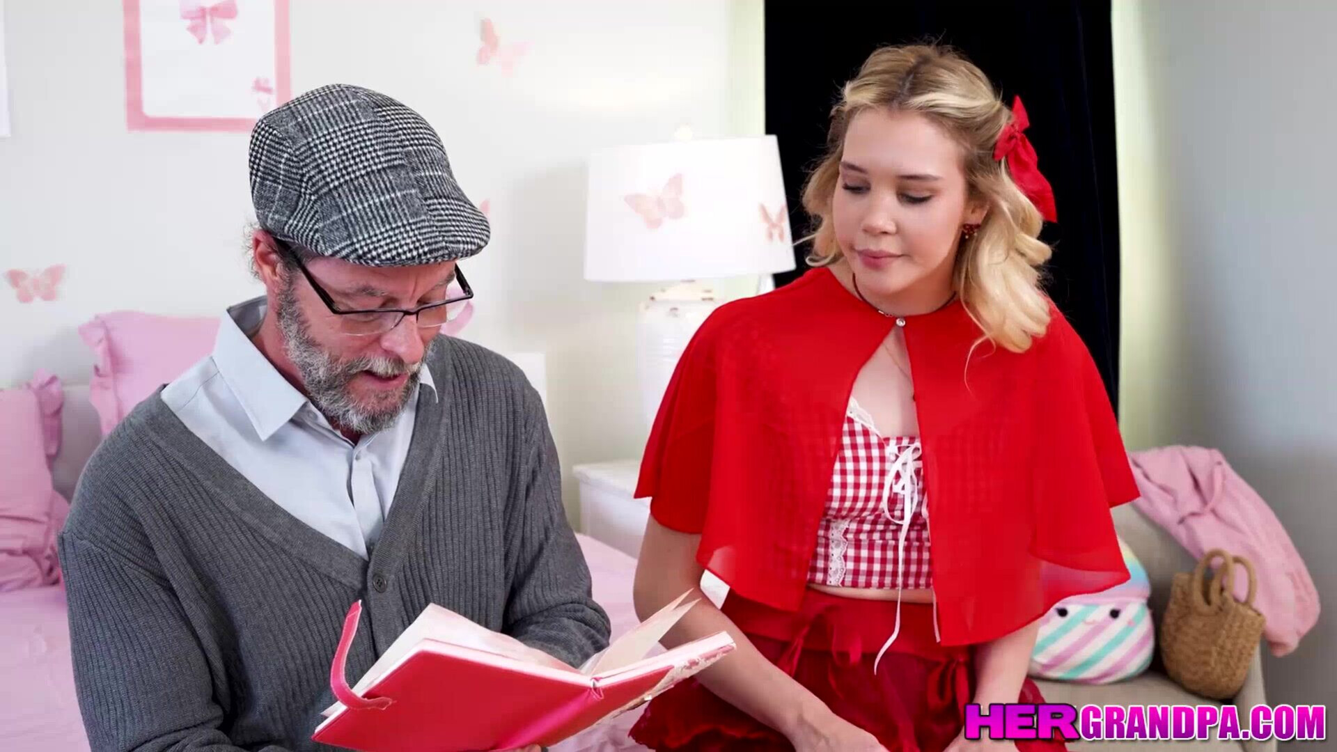 Sophia Sterlings verison of little red riding slut - old man - grandpa - grandpop - old daddy - aged man - grandpa sex - teen - blonde - small tits - pussy