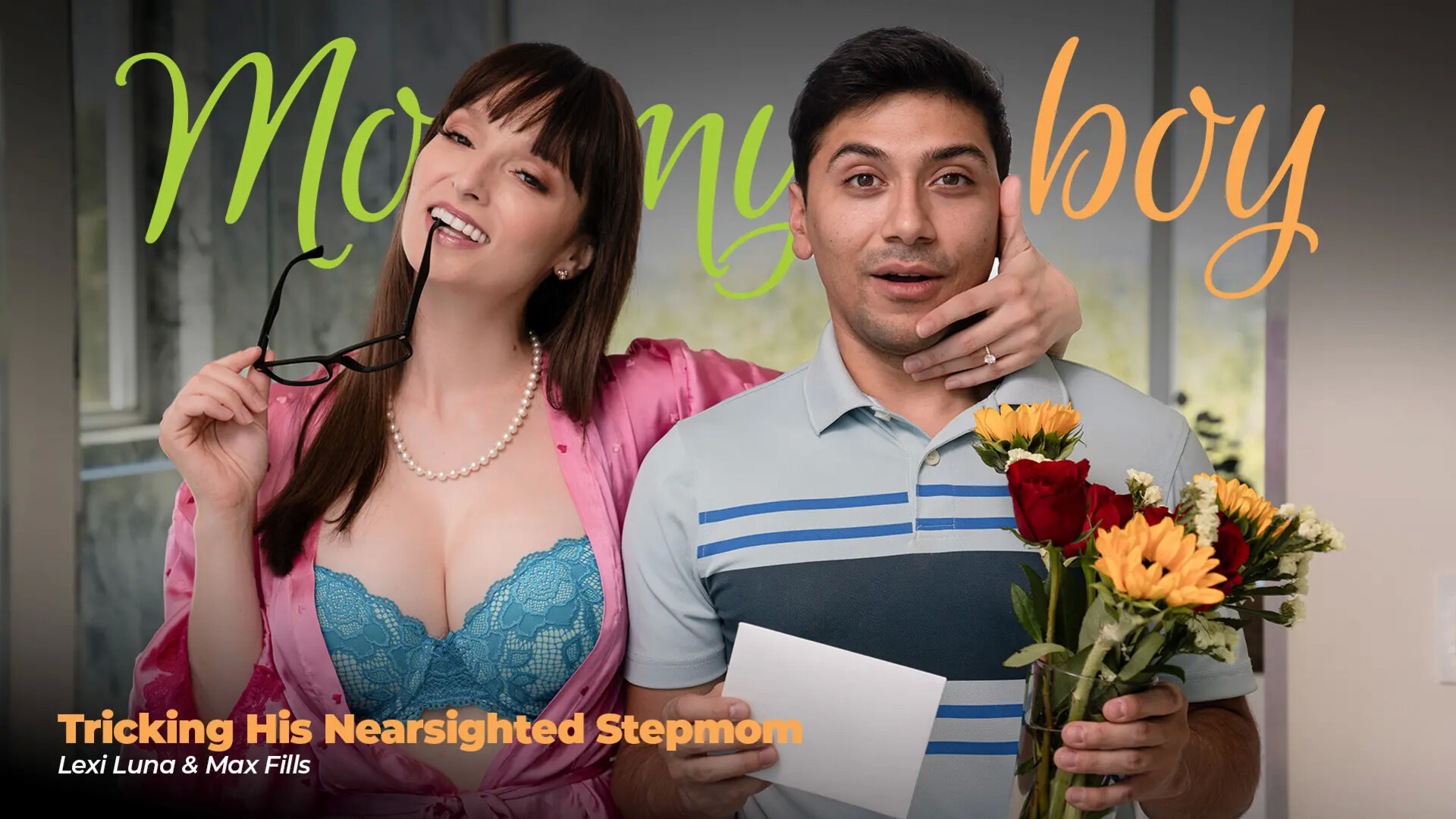 Tricking My Nearsighted Stepmom - milf - wife - housewife - big tits - big boobs - cumshot - facial - mom - son - stepmom