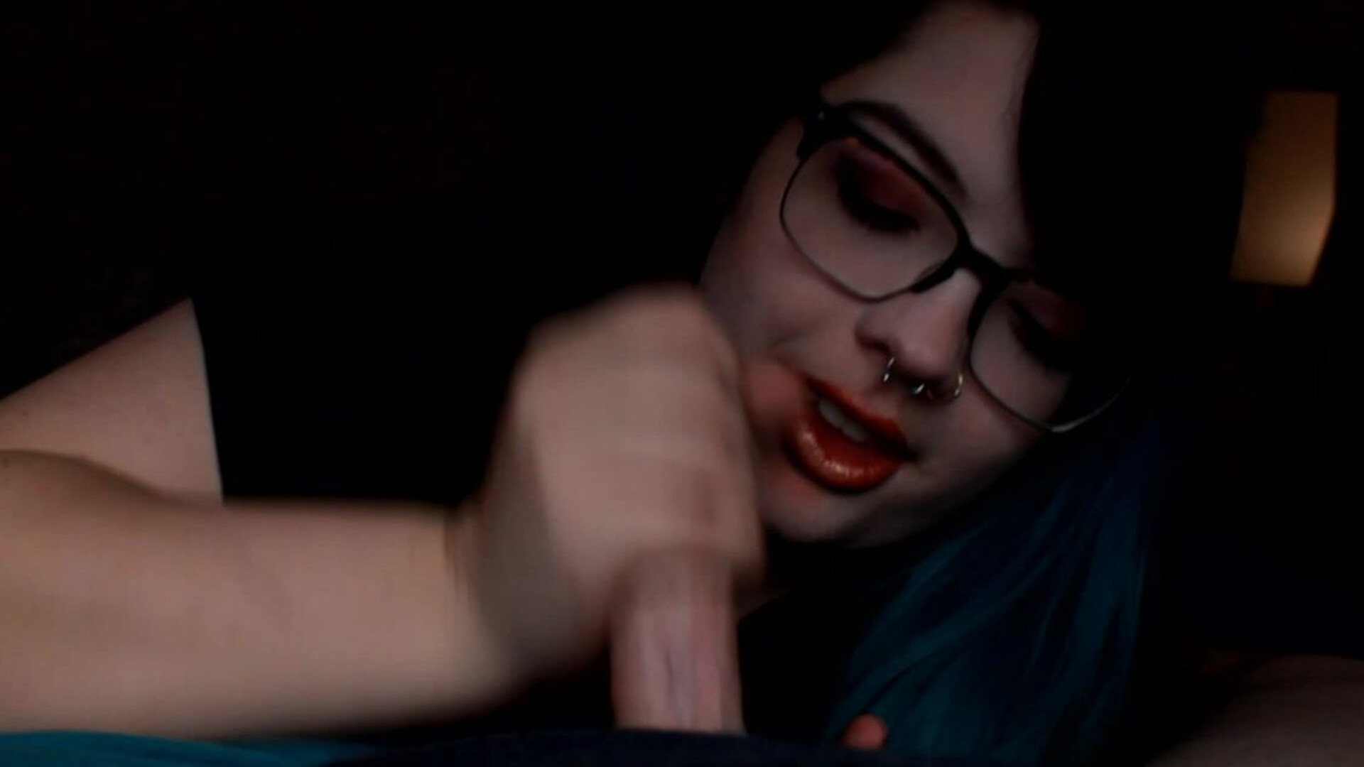 Virghoe Pov Blow Job With Gold Orange Lips - bbw - blowjob - amateur