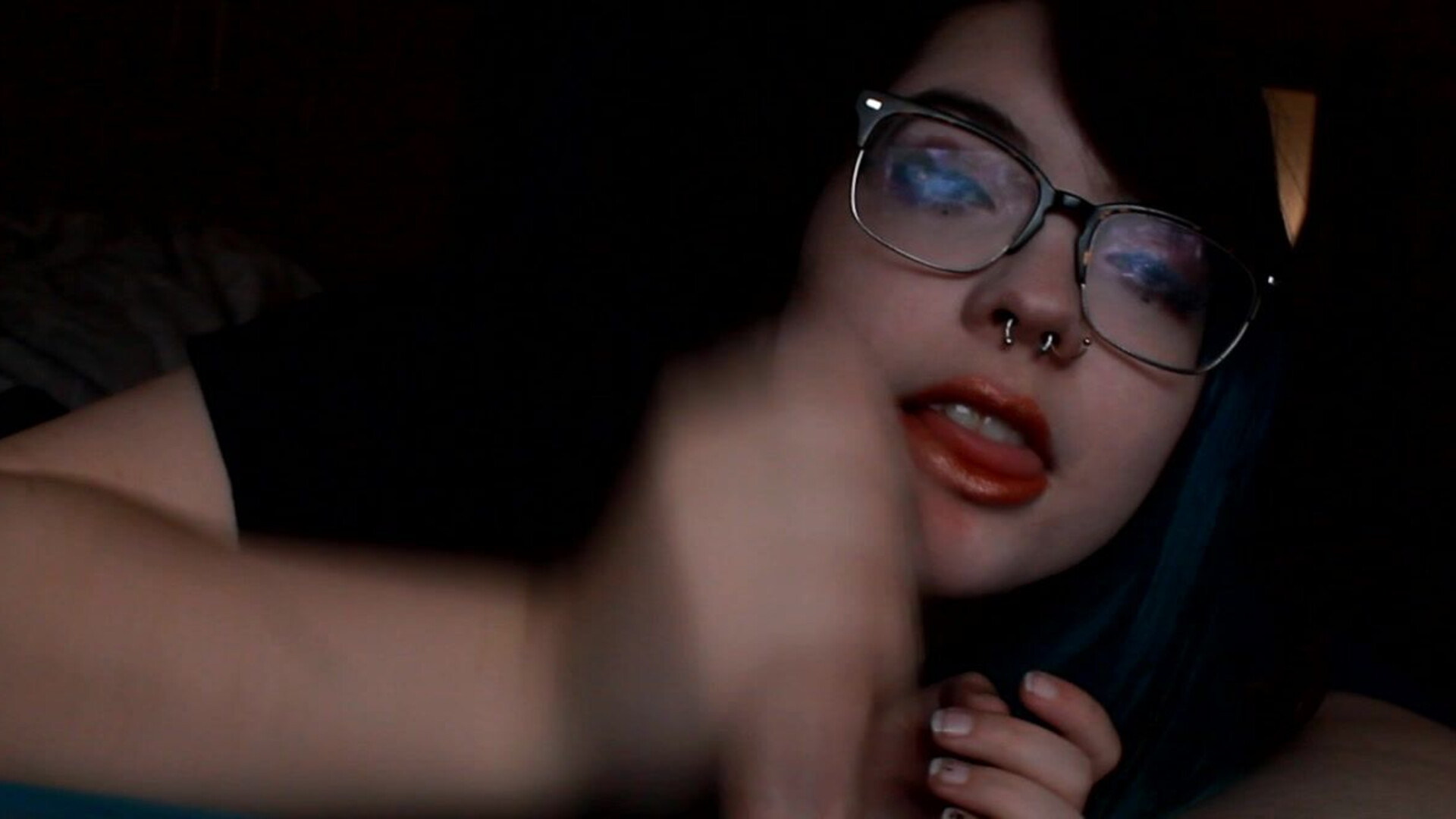 Virghoe Pov Blow Job With Gold Orange Lips - bbw - blowjob - amateur