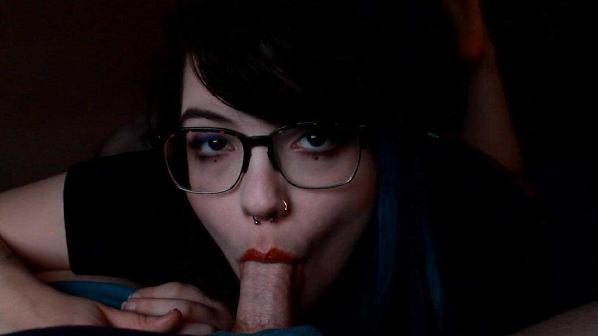 Virghoe Pov Blow Job With Gold Orange Lips - bbw - blowjob - amateur