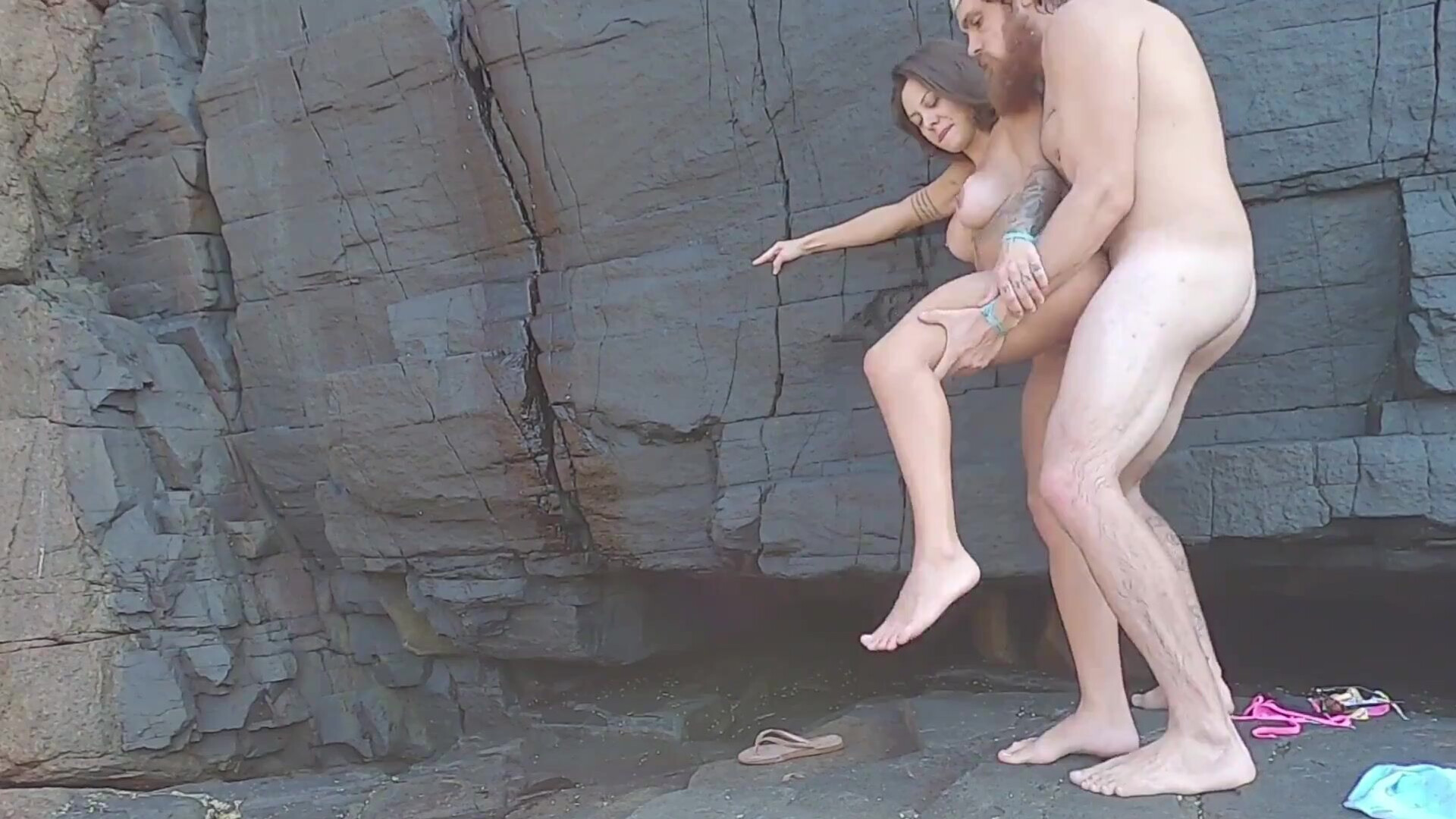 AR 17 Walking on the beach is good, but having sex afterwards is better 1080p - brunette - beautiful - blowjob