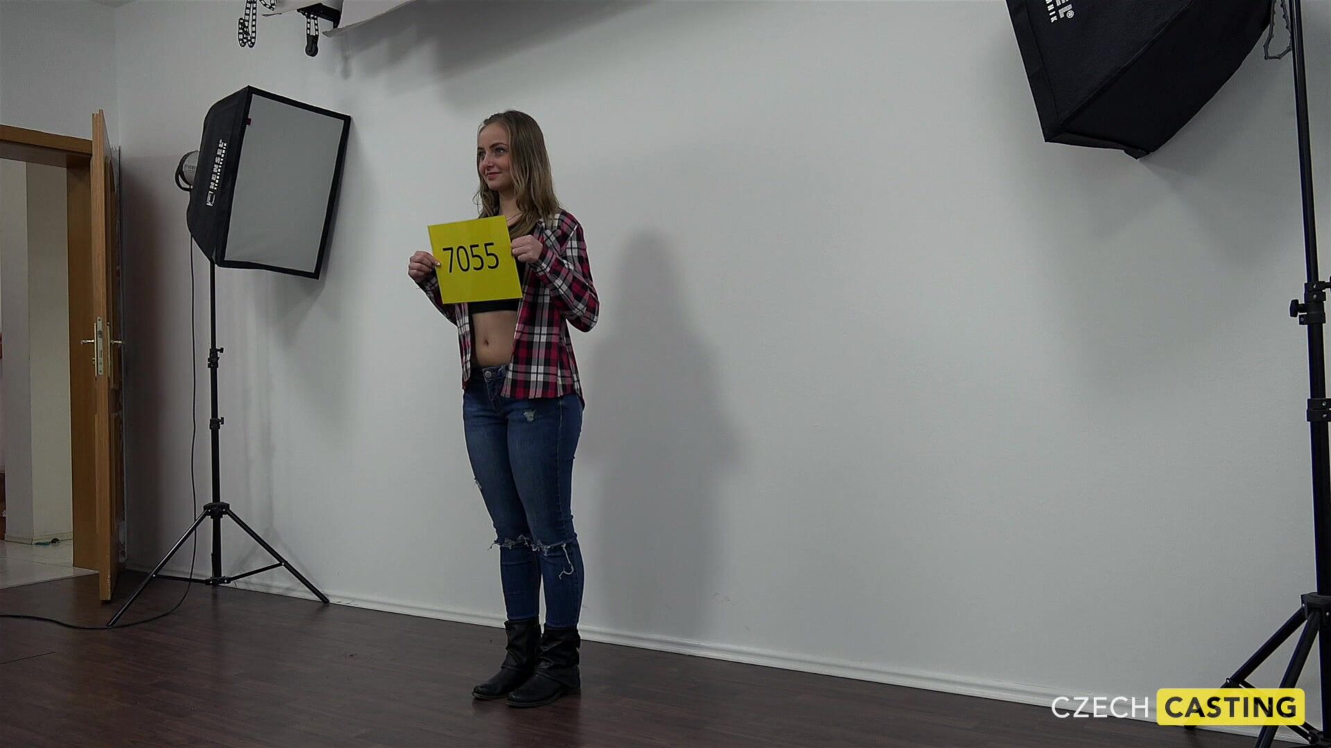 CZECH CASTING Irena (7055) - pov - threesome - group sex - lesbian - beauty - perfect body - casting - small boobs - authentic - model