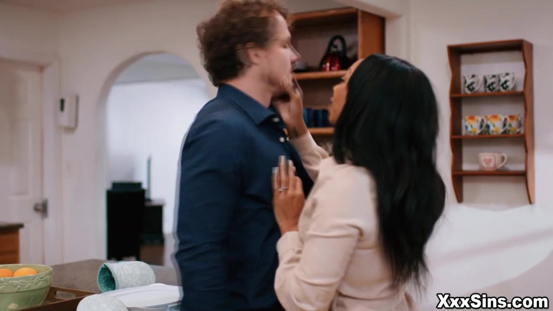 Cali fucks in multiple positions - natural tits - fingering - tattoos - interracial - blowjob - deepthroat - lingerie - original series - cheating - almost caught