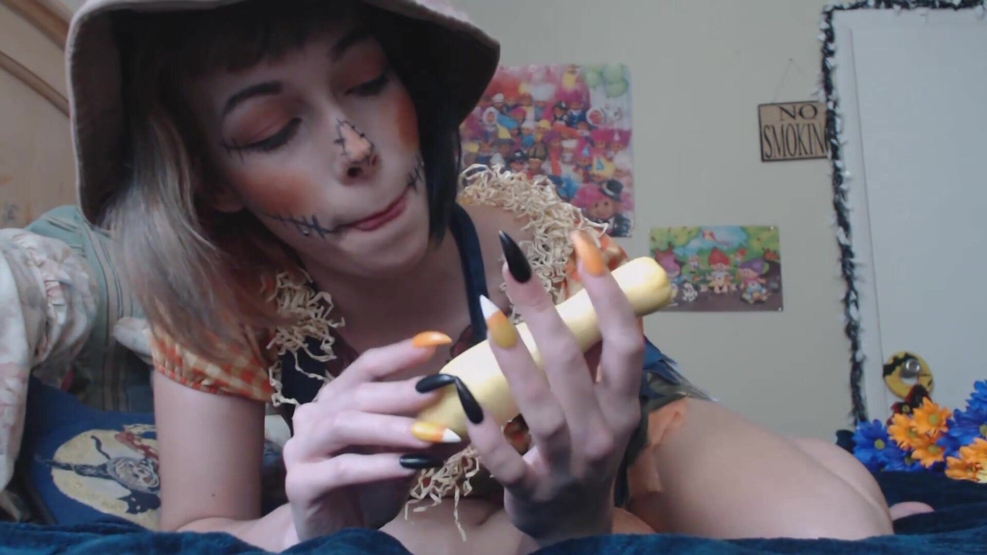 DamnedestCreature Squash Fucking Scarecrow - amateur - solo - masturbation