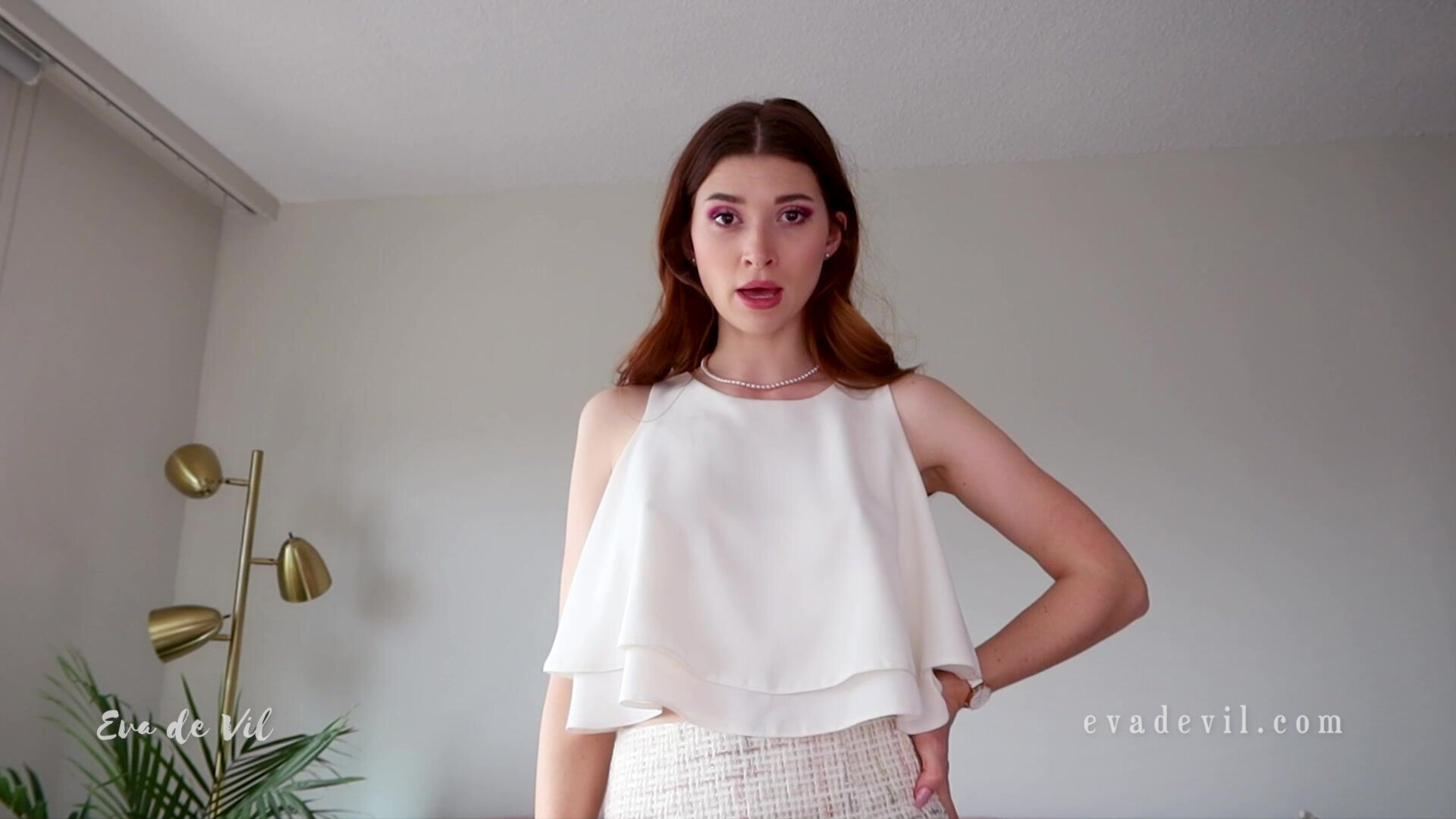 Eva De Vil Toughen Up, Wimp! (Humiliation, Verbal Humiliation) - solo - softcore - small tits