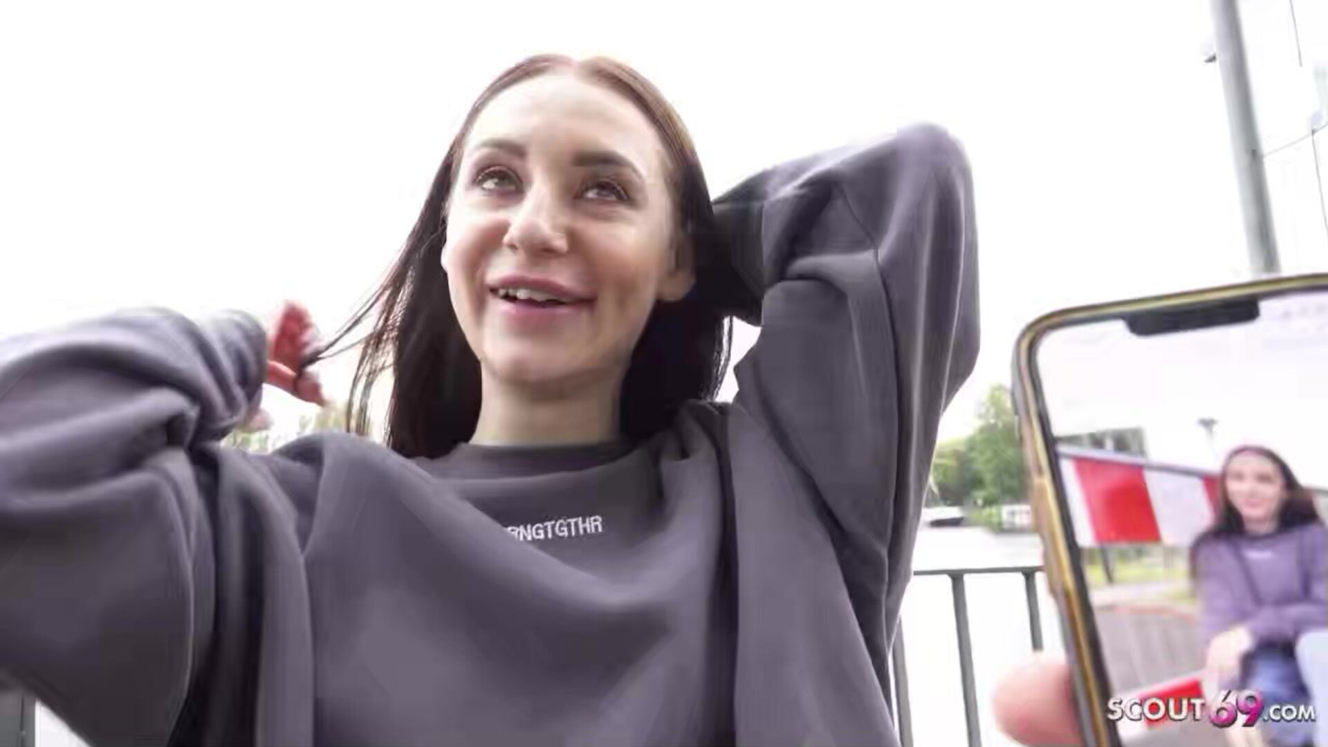 GERMAN SCOUT Emma Evans Preview - german scout - teen - teenager - young - public agent - casting - facial - hardcore - hard rough sex - blow
