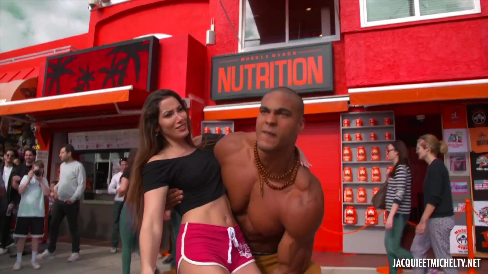 JacquieEtMichelTV – Clea Gaultier, Hot Date At Muscle Beach With Clea - blowjob - hardcore - pussy - doggystyle - cumshots - brunette - anal - french