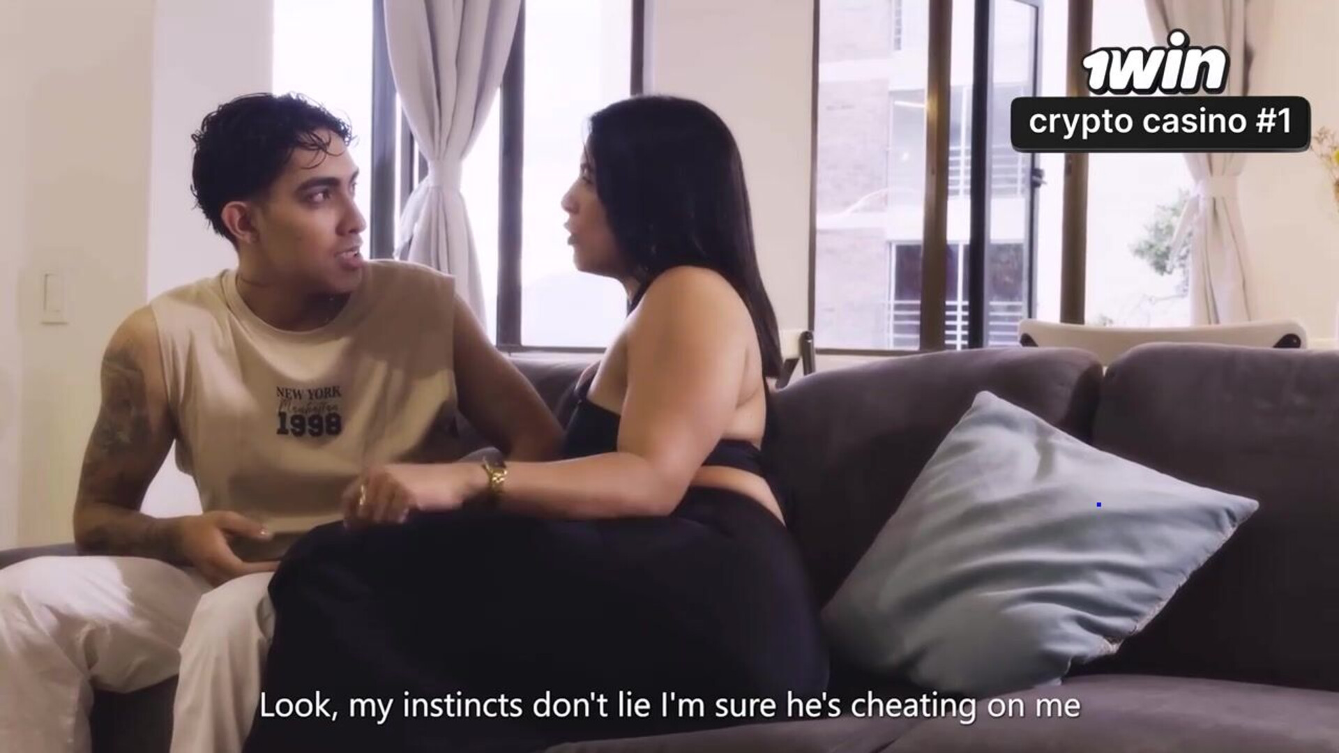 Latina hoe with enormous ass rides his immense meatpipe on my couch, in HD porn! - big butt - big ass latina - tetas naturales - mamadas mejores - pov - blowjob - latina - mamadas - culos grandes - small tits