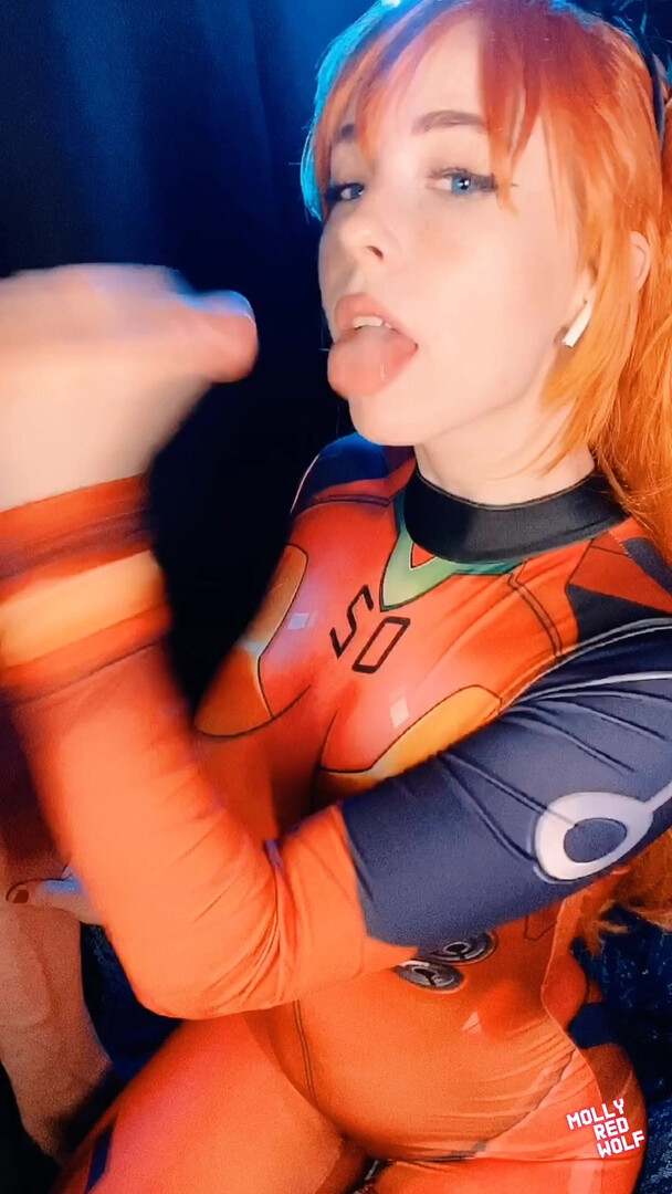 MollyRedWolf 070 Selfie Asuka Shinji Cums In Her Mouth - Russian - Amateur - Teen - milf - hardcore - blowjob - big tits - big ass - anal