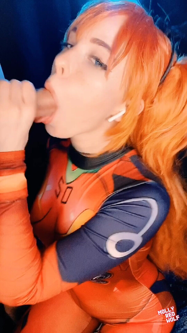 MollyRedWolf 070 Selfie Asuka Shinji Cums In Her Mouth - Russian - Amateur - Teen - milf - hardcore - blowjob - big tits - big ass - anal