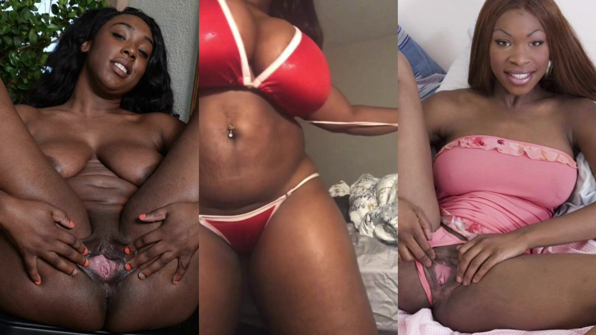PMV Pink Ebony - spread pussy - spreading pussy - black - ebony - solo - compilation - pmv - escort