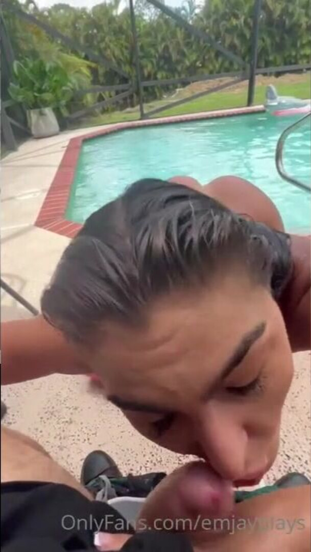 Pool Private Facial - big ass - big tits - blowjob - sex - fuck