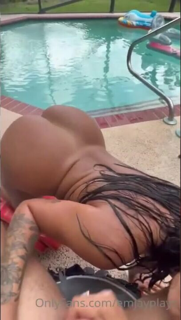 Pool Private Facial - big ass - big tits - blowjob - sex - fuck