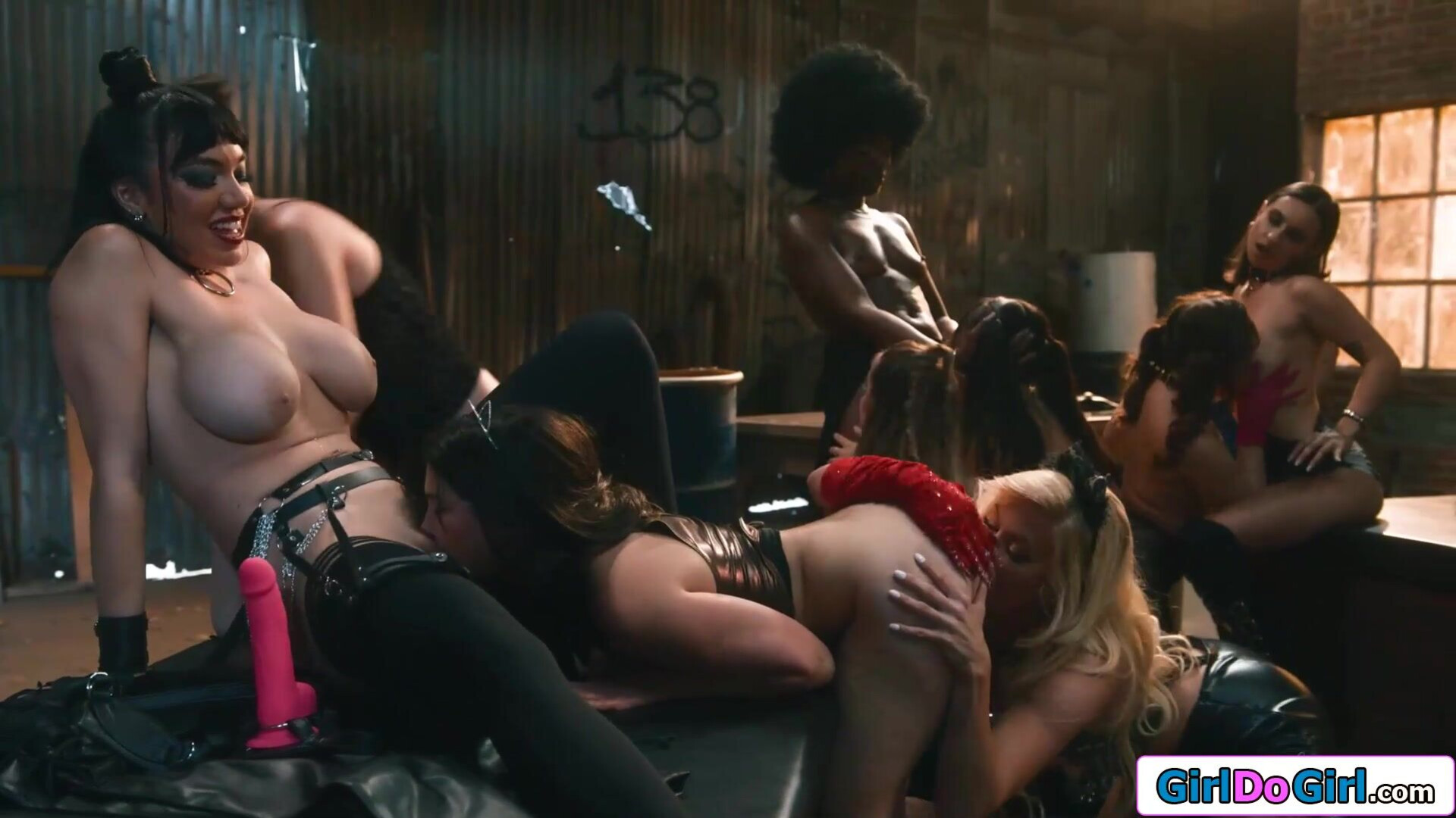 Ready for the all girl Warriors parody - lesbian - parody - orgy - fist - strapon - oral - big tits - asian - latin - milf