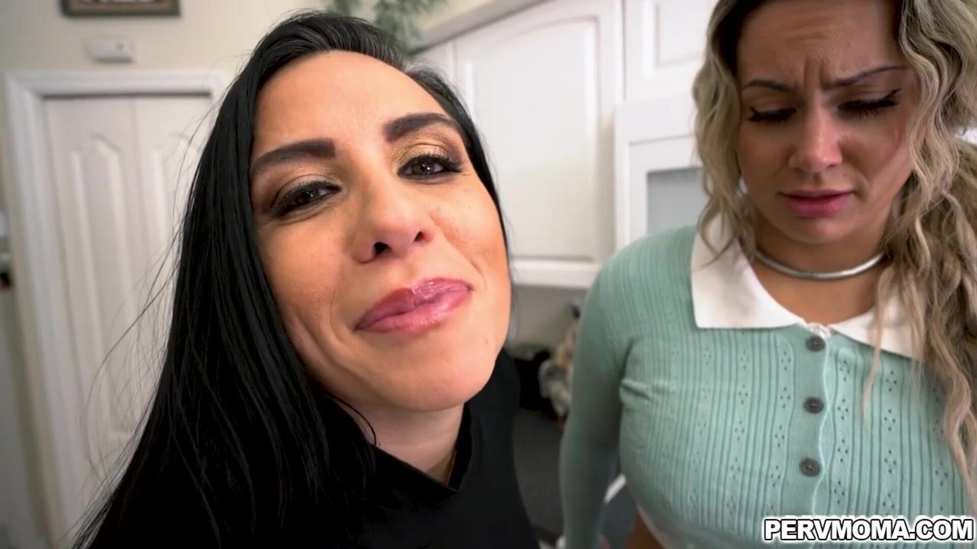 Sandy and Misty gives Conor a horny blowjob - pervmom - bbw - big ass - big dick - big tits - blonde - blowjob - deepthroat - dirty blonde - handjob