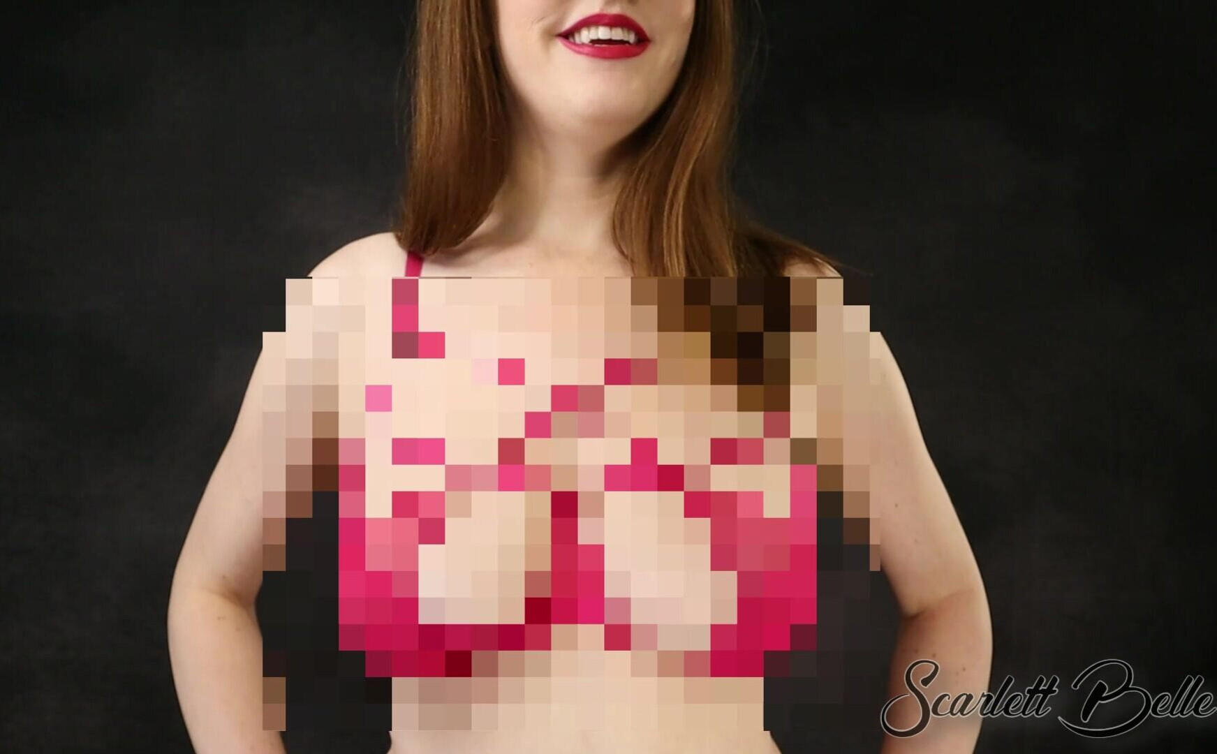 ScarlettBelle Only Stroke To Pixelation - amateur - solo - jerk-off instructions (joi)