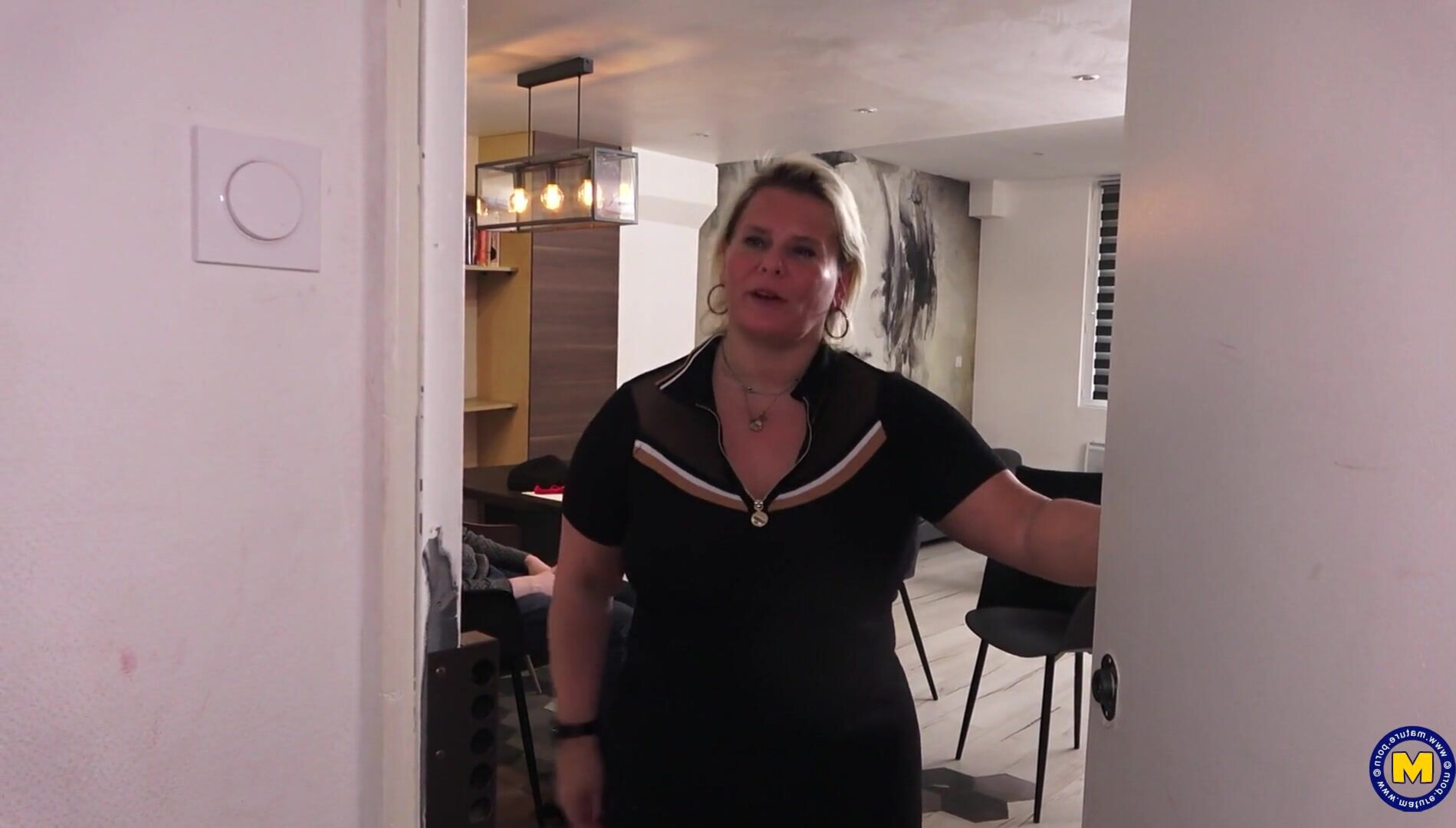 Sensual Morgane, a mature tutor with substantial assets, is intensely fucked anally d - anal - blonde - blowjob - facial - old & young - belgian - teacher - big tits - threesome - missionary