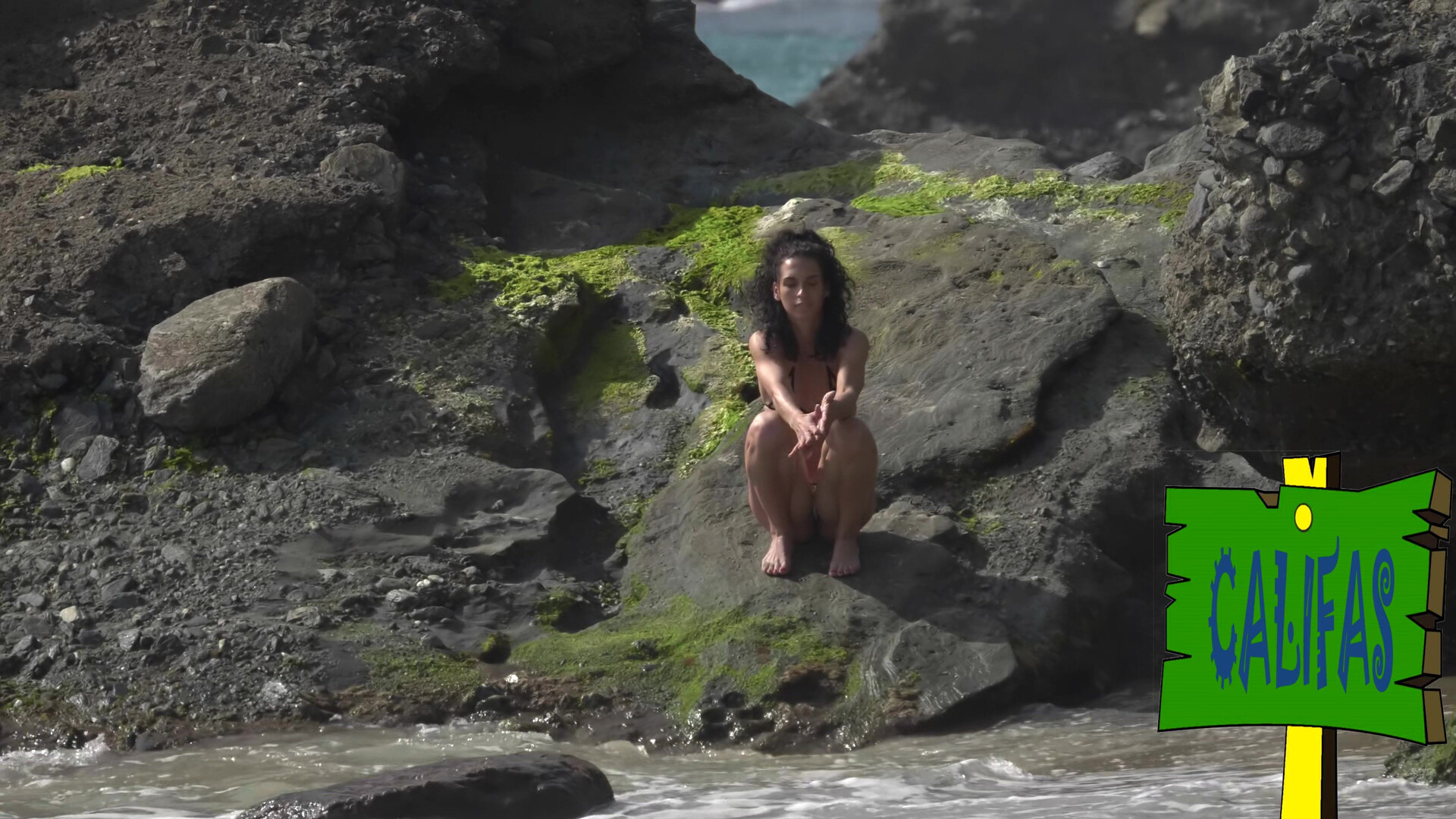Sexy Brunette Micro Thong Spy Beach Voyeur 2160P by CALIFAS - 4k - hot model - sugar baby - micro thong - voyeur - beach - spy - spy cam
