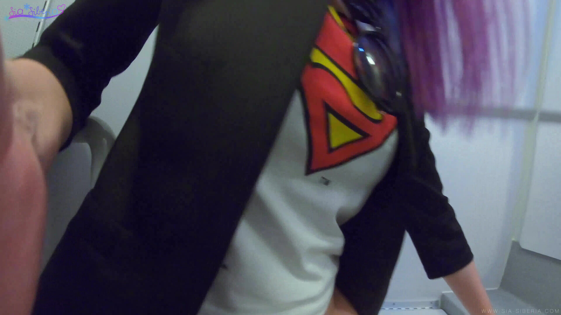 SiaSiberia Airplane Pussy Play - cosplay - teen
