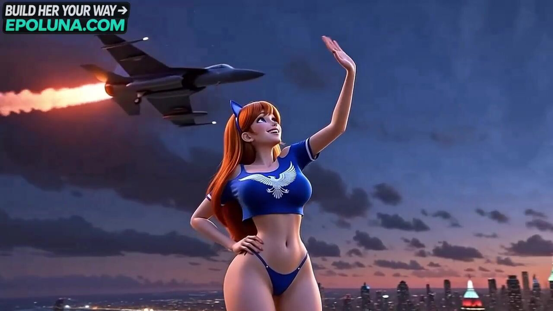 Supersexy Superheroine Blue Cat 3D Animation - big ass - big tits - blowjob - sex - fuck