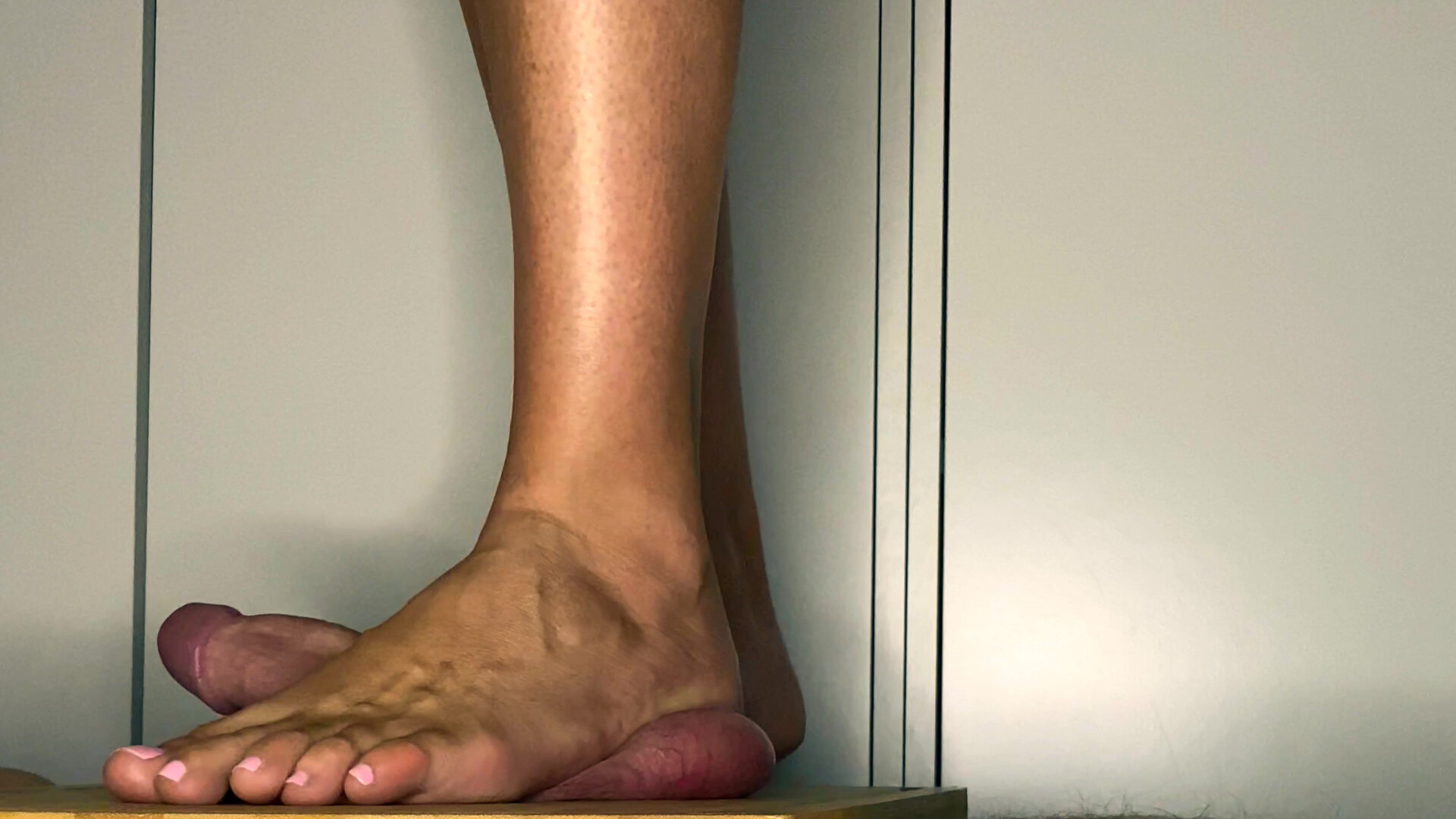 The Mean Cowgirls Stomp the Cum Out No Hands with my Pink Toenail - 4k - the mean cowgirls - foot fetish - footjob - sexy feet - cbt - trample - cockbox - cock crush - cum on feet